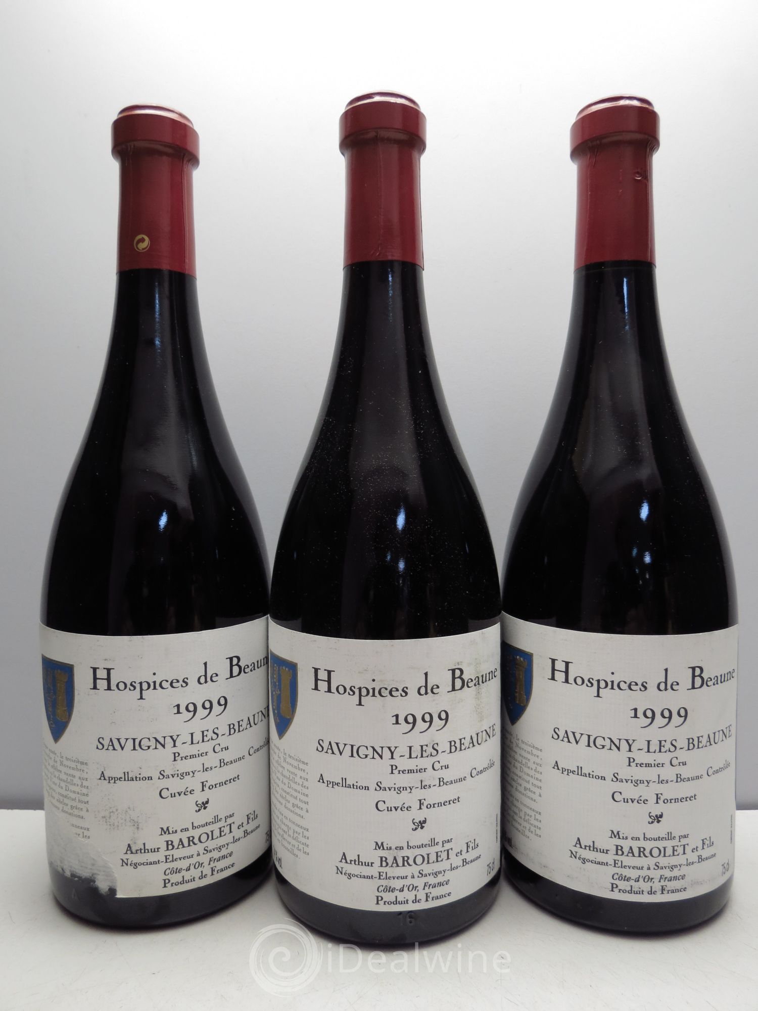 Savigny-lès-Beaune 1er Cru Cuvée Forneret Domaine Barolet(sans prix de réserve / no reserve) 1999 - Posten von 3 Flaschen - 0