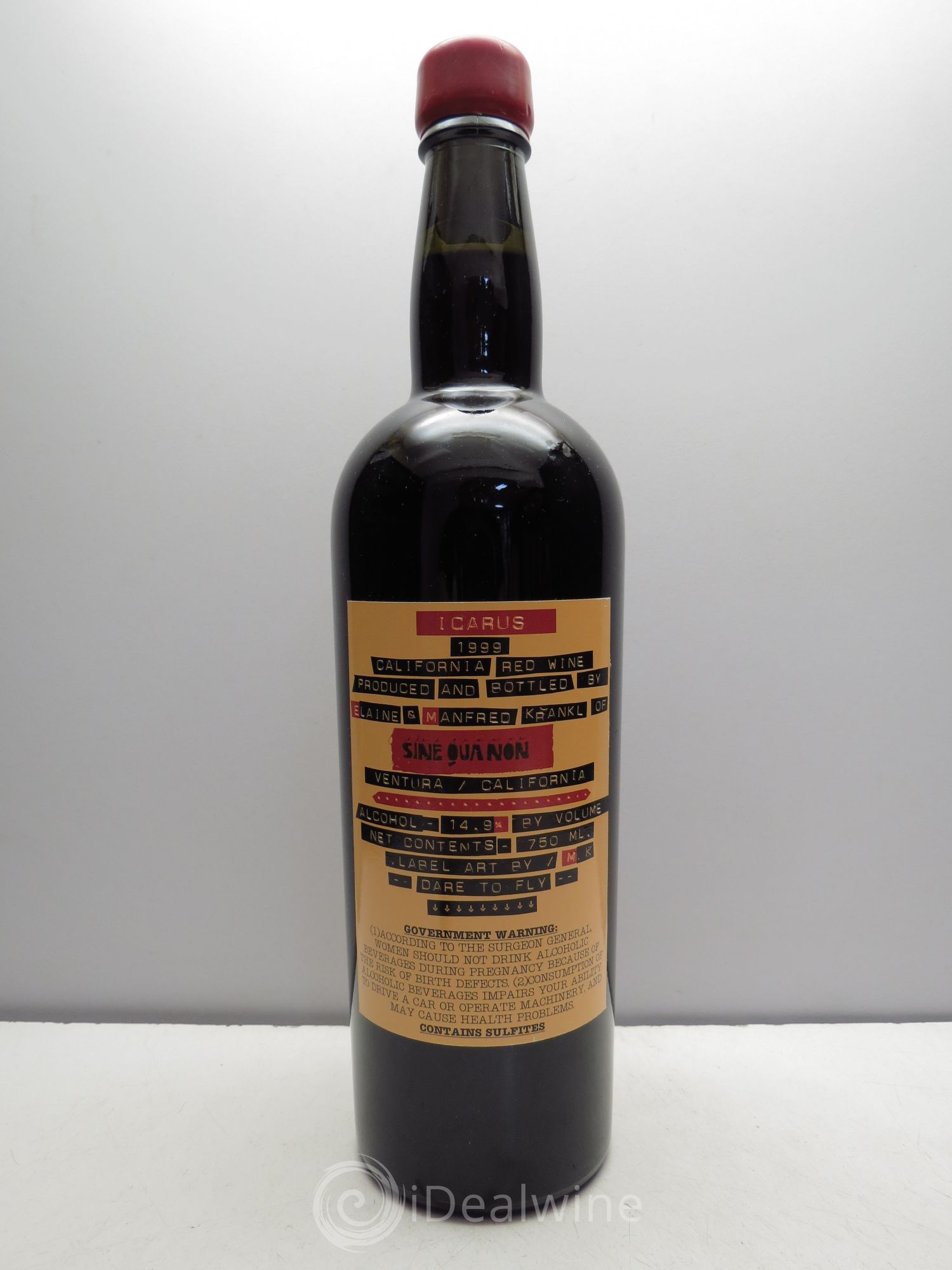 USA Sine Qua Non Icarus (Californie) 1999 - Posten von 1 Flasche - 0