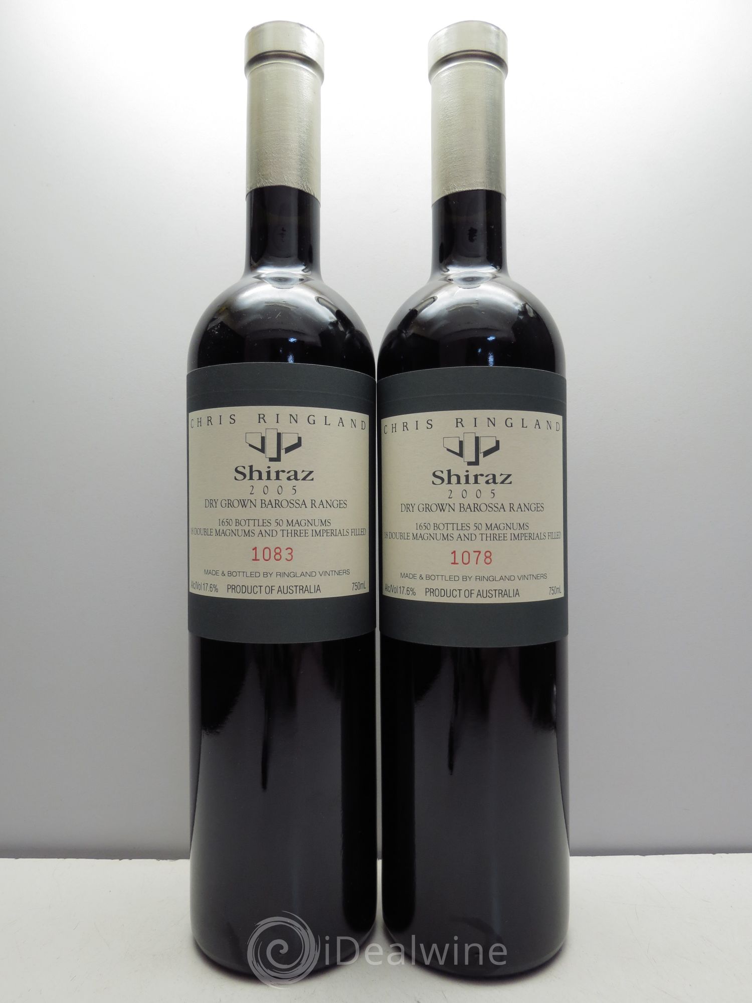 Australie Chris Ringland Shiraz 2005 - Posten von 2 Flaschen - 0