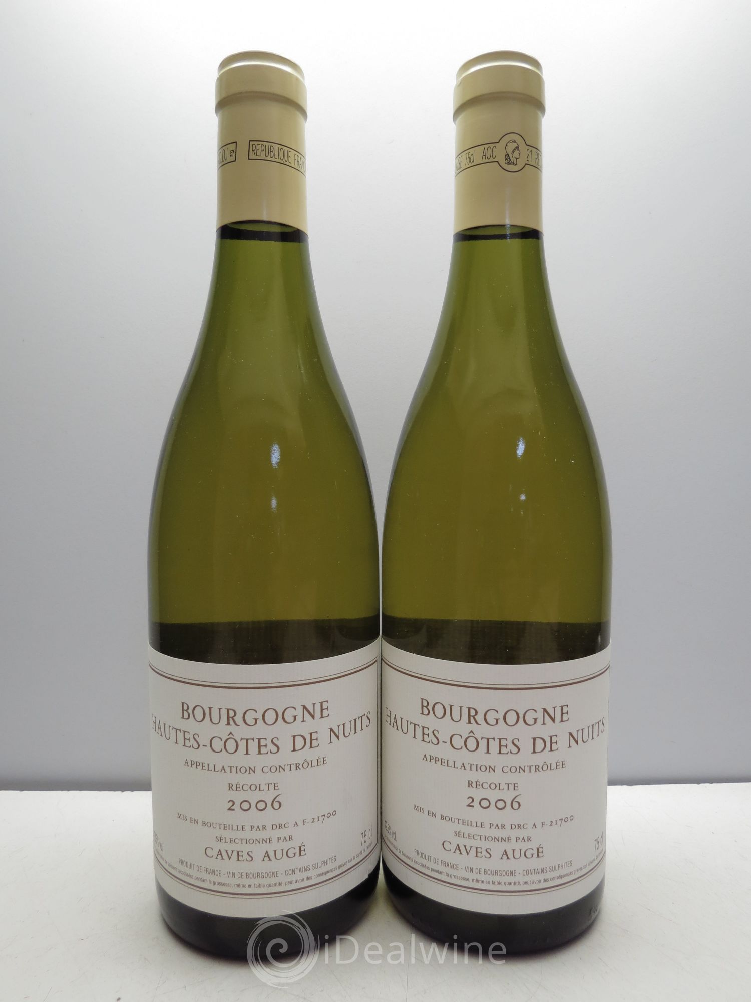 Hautes-Côtes de Nuits Sélection Caves Augé mise en bouteille par DRC 2006 - Posten von 2 Flaschen - 0