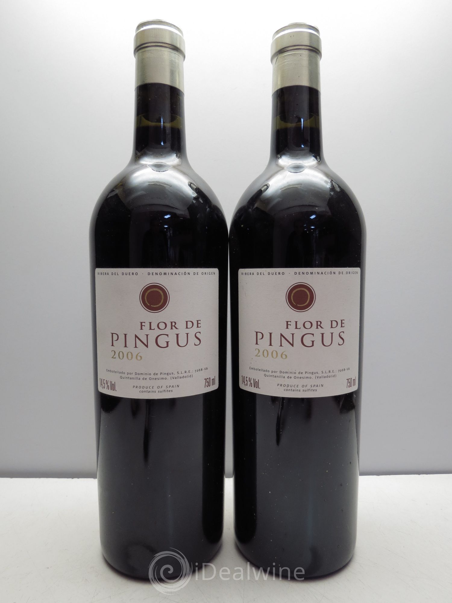 Ribera Del Duero Flor de Pingus Dominio de Pingus - Peter Sisseck 2006 - Lot de 2 bouteilles - 0