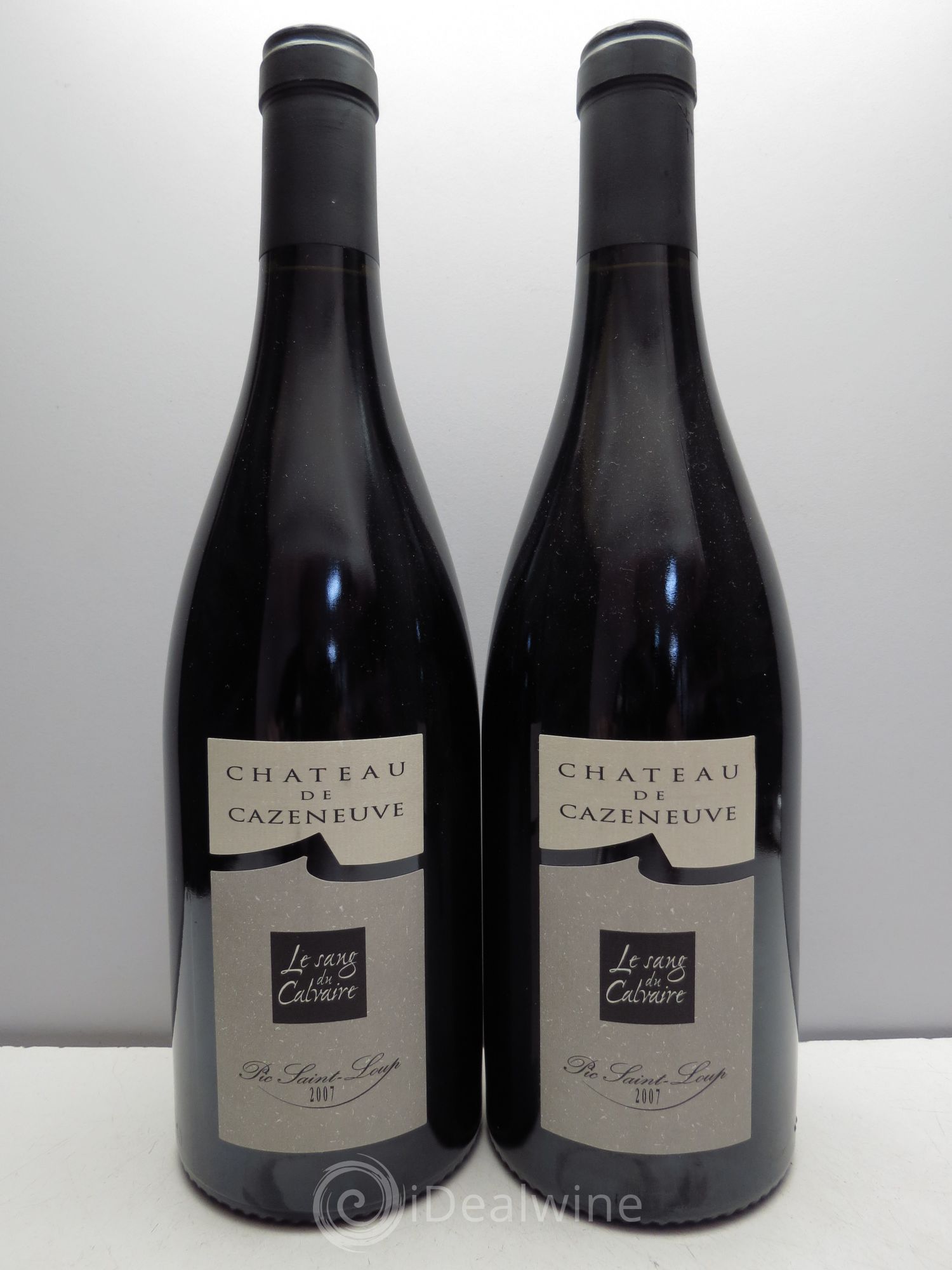 Languedoc Le Sang du Calvaire Pic St Loup Domaine cazeneuve(sans prix de réserve / no reserve) 2005 - Posten von 2 Flaschen - 0