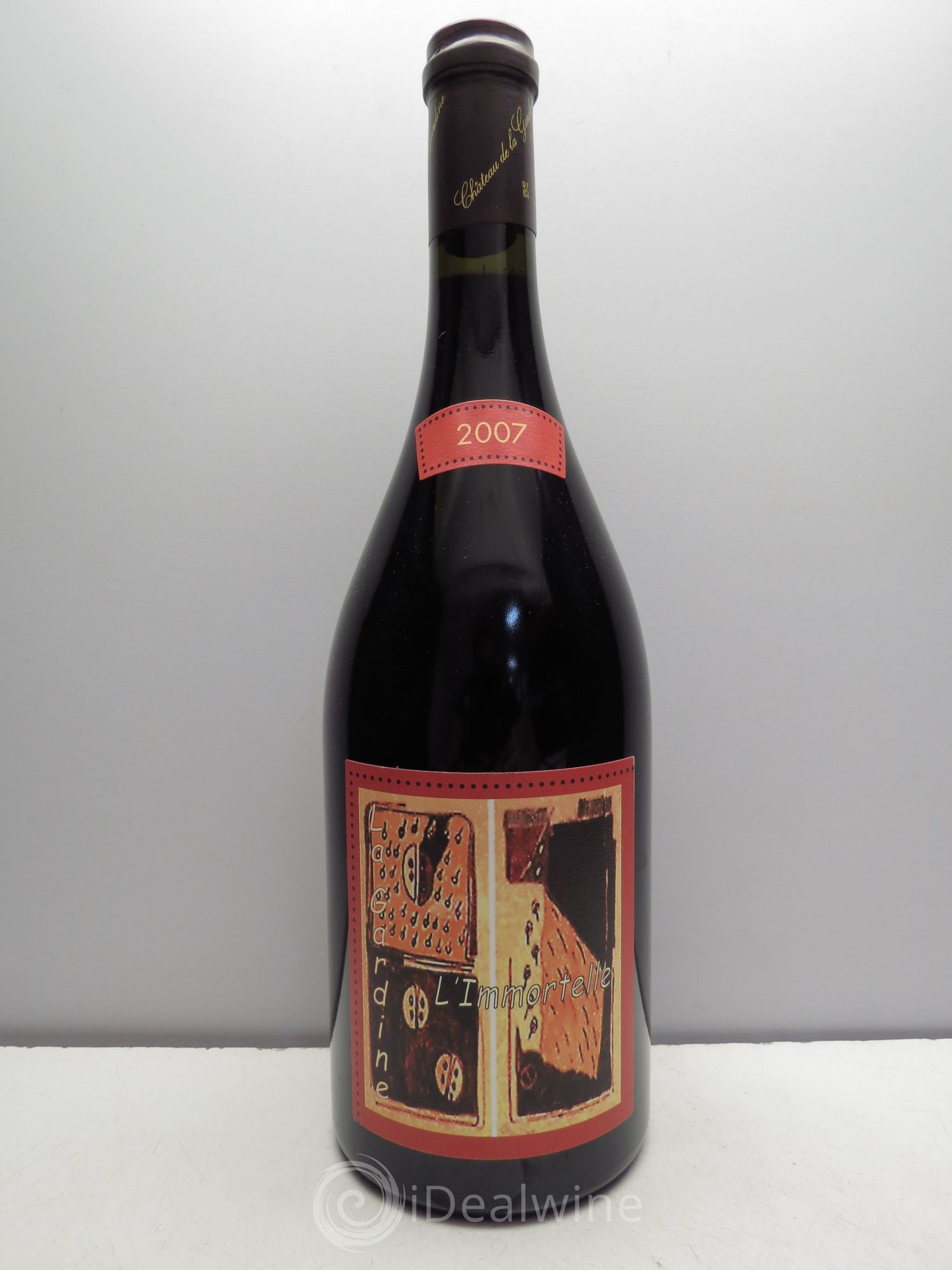 Châteauneuf-du-Pape Château de La Gardine L'Immortelle Famille Brunel (sans prix de réserve / no reserve) 2007 - Lotto di 1 bottiglia - 0
