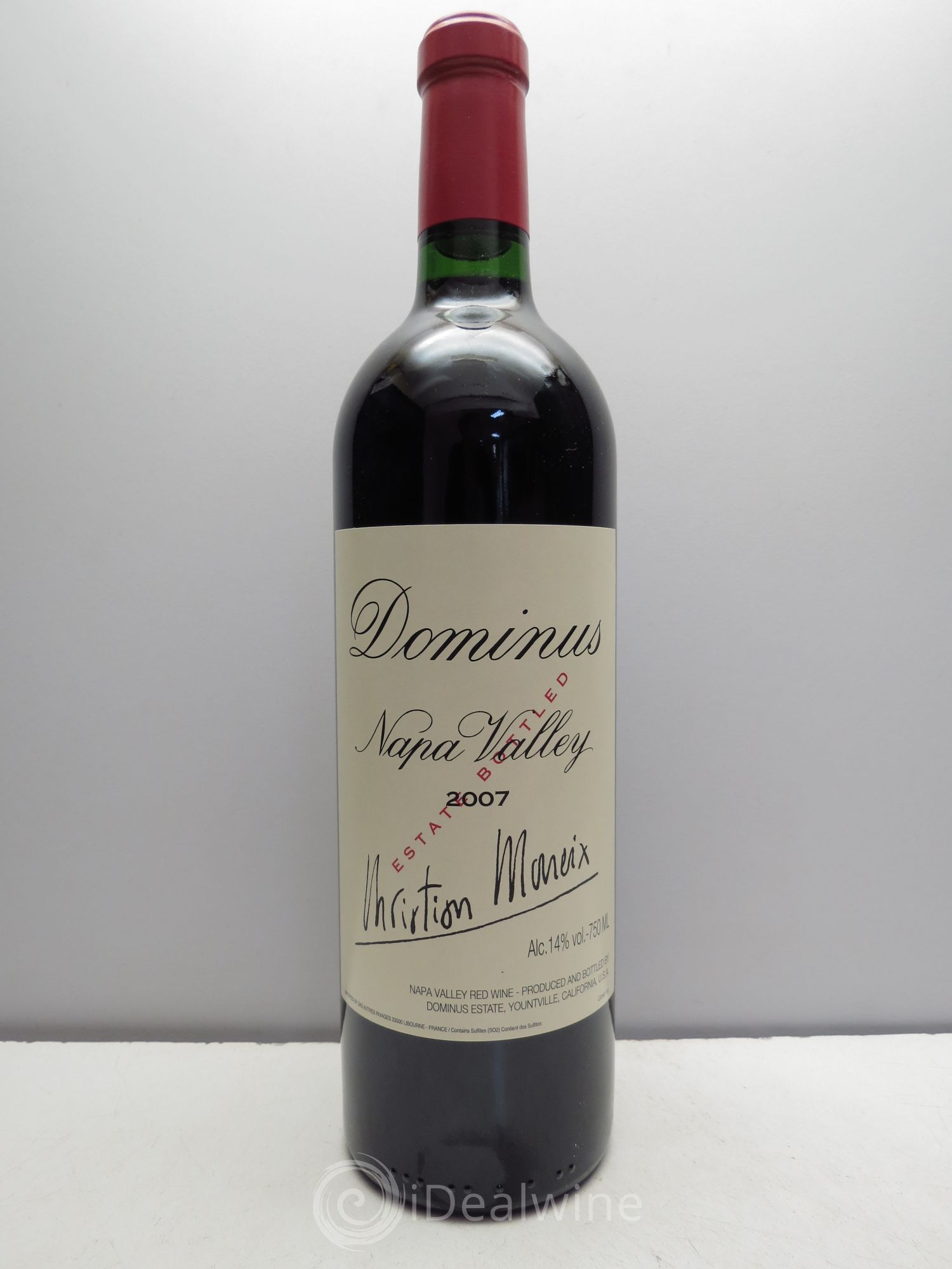 Napa Valley Dominus Christian Moueix 2007 - Lot de 1 bouteille - 0