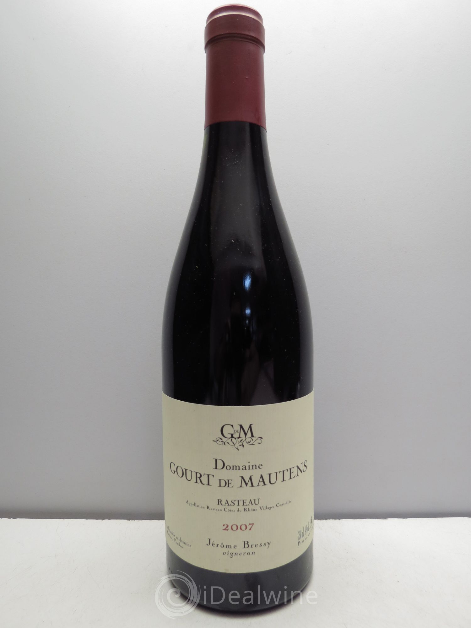 Rasteau Domaine Gourt de Mautens - Jérôme Bressy (sans prix de réserve / no reserve) 2007 - Posten von 1 Flasche - 0