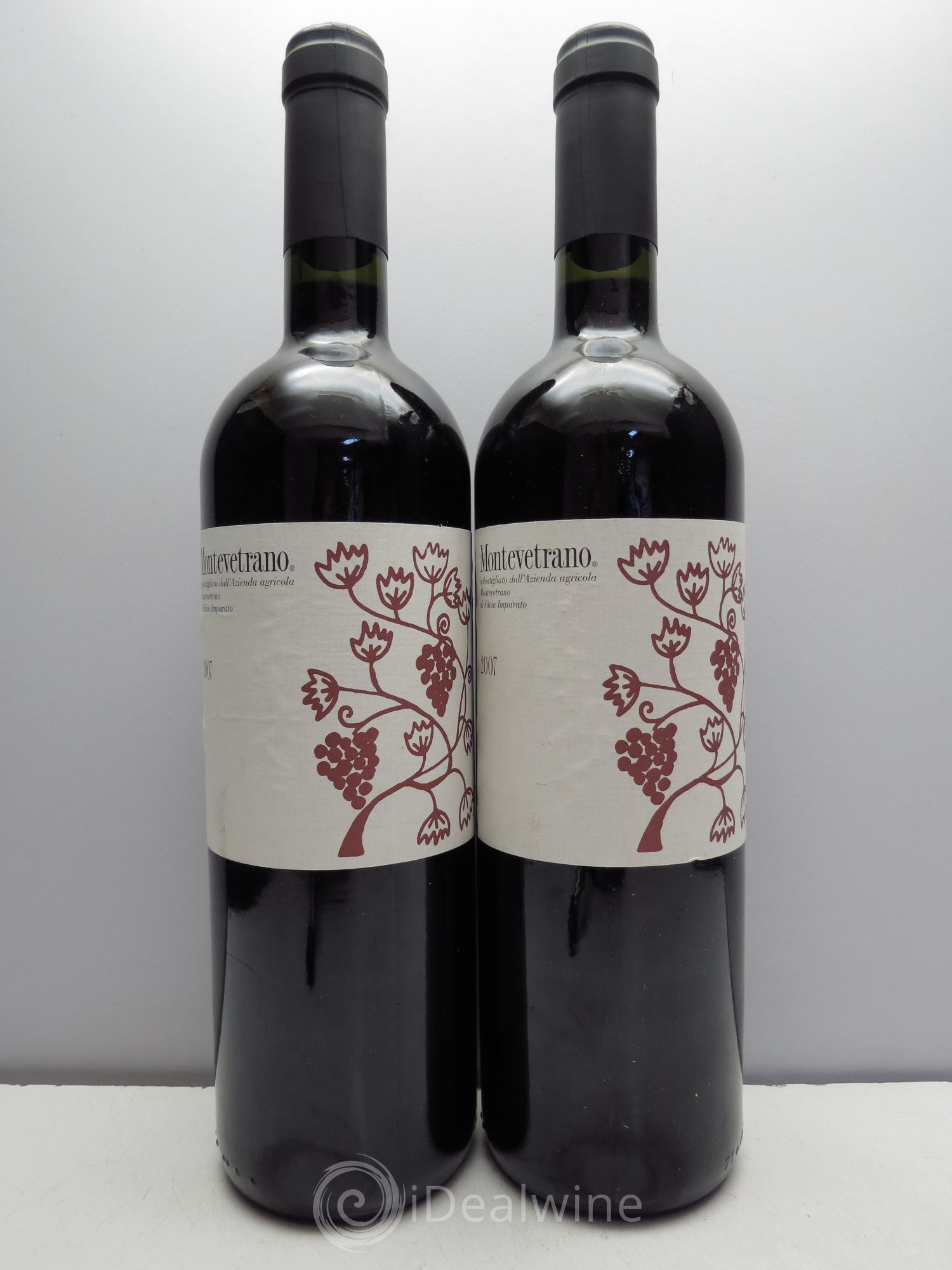 Italie Montevetrano Colli di Salverno(sans prix de réserve / no reserve) 2007 - Posten von 2 Flaschen - 0