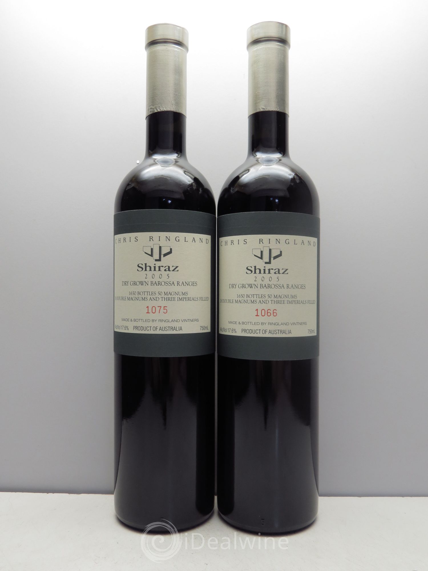 Australie Chris Ringland Shiraz 2005 2005 - Posten von 2 Flaschen - 0