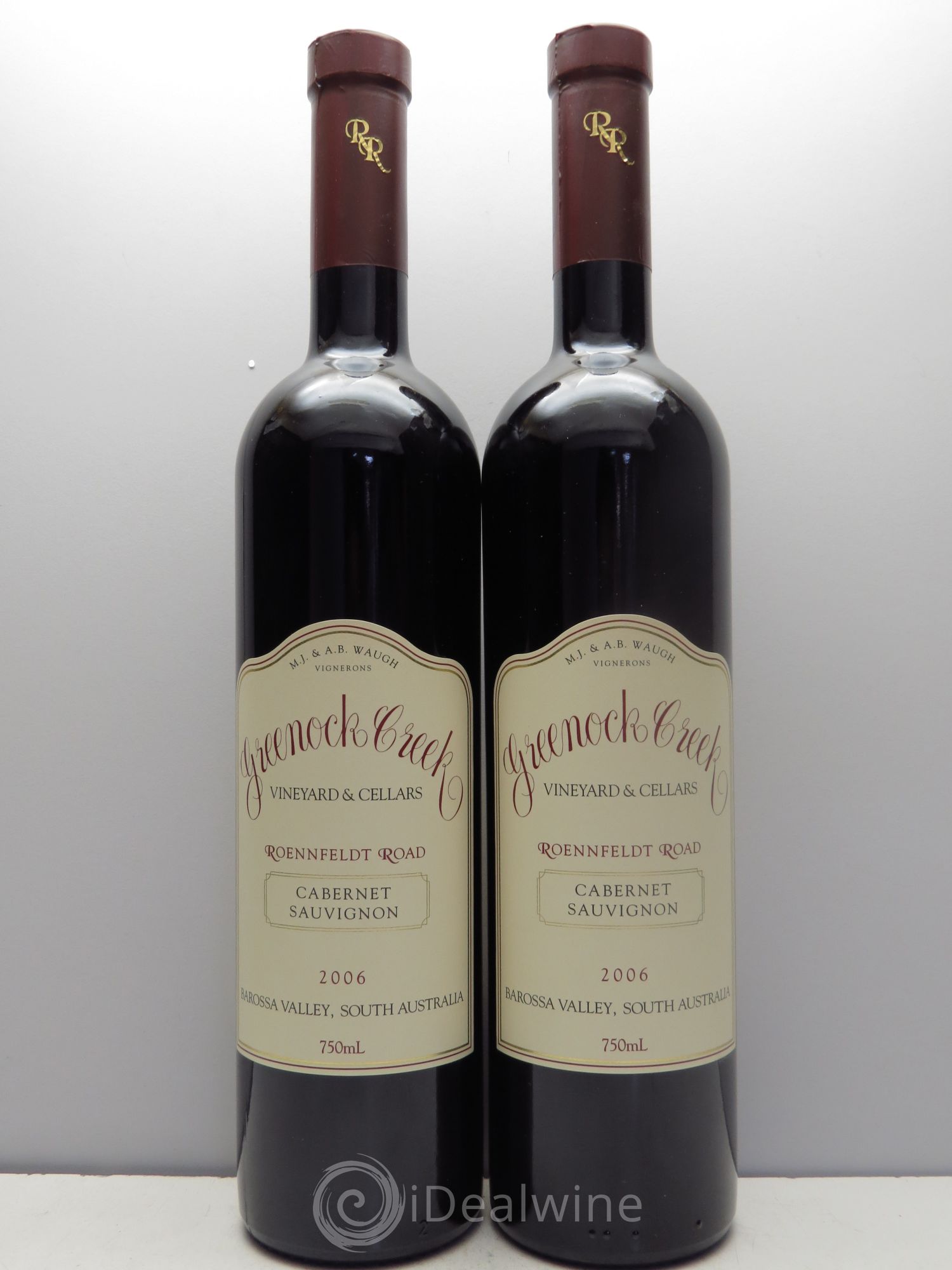 Australie Greenock Creek Roennfeld Road Cabernet Sauvignon 2006 2006 - Posten von 2 Flaschen - 0