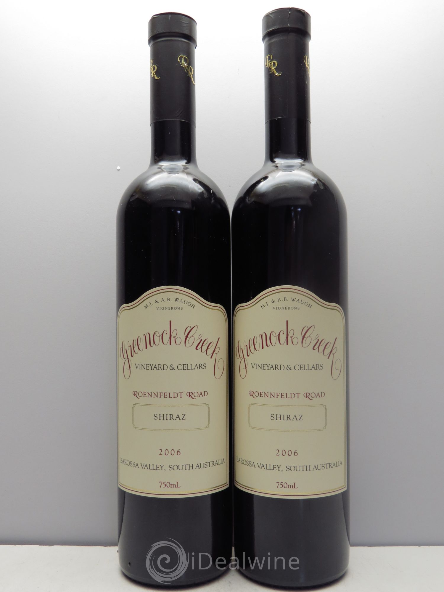 Australie Greenock Creek Roennfeld Road Shiraz 2006 2006 - Posten von 2 Flaschen - 0
