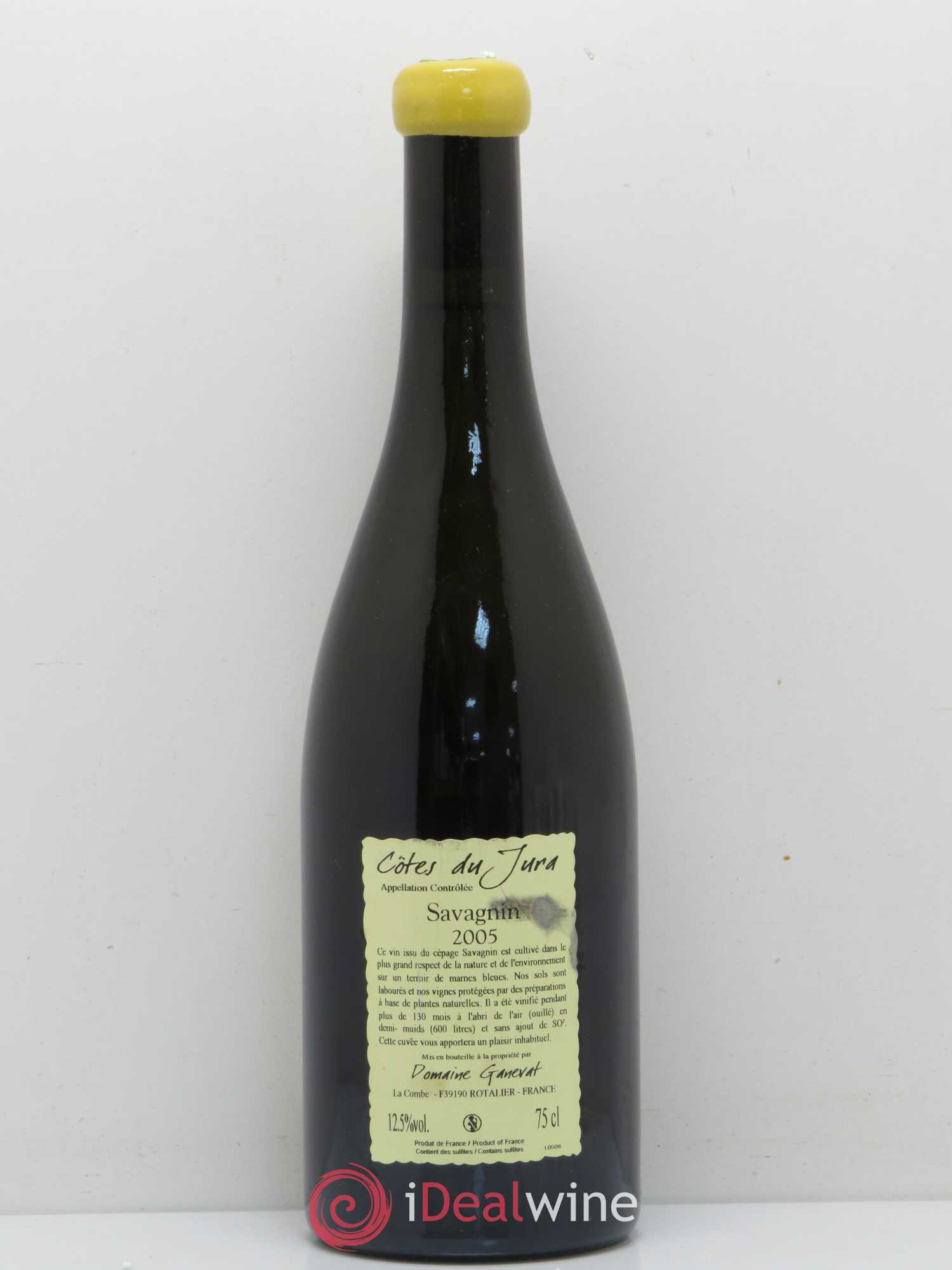 Côtes du Jura Les Vignes de mon Père Jean-François Ganevat (Domaine) 2005 - Lot de 1 bouteille - 1