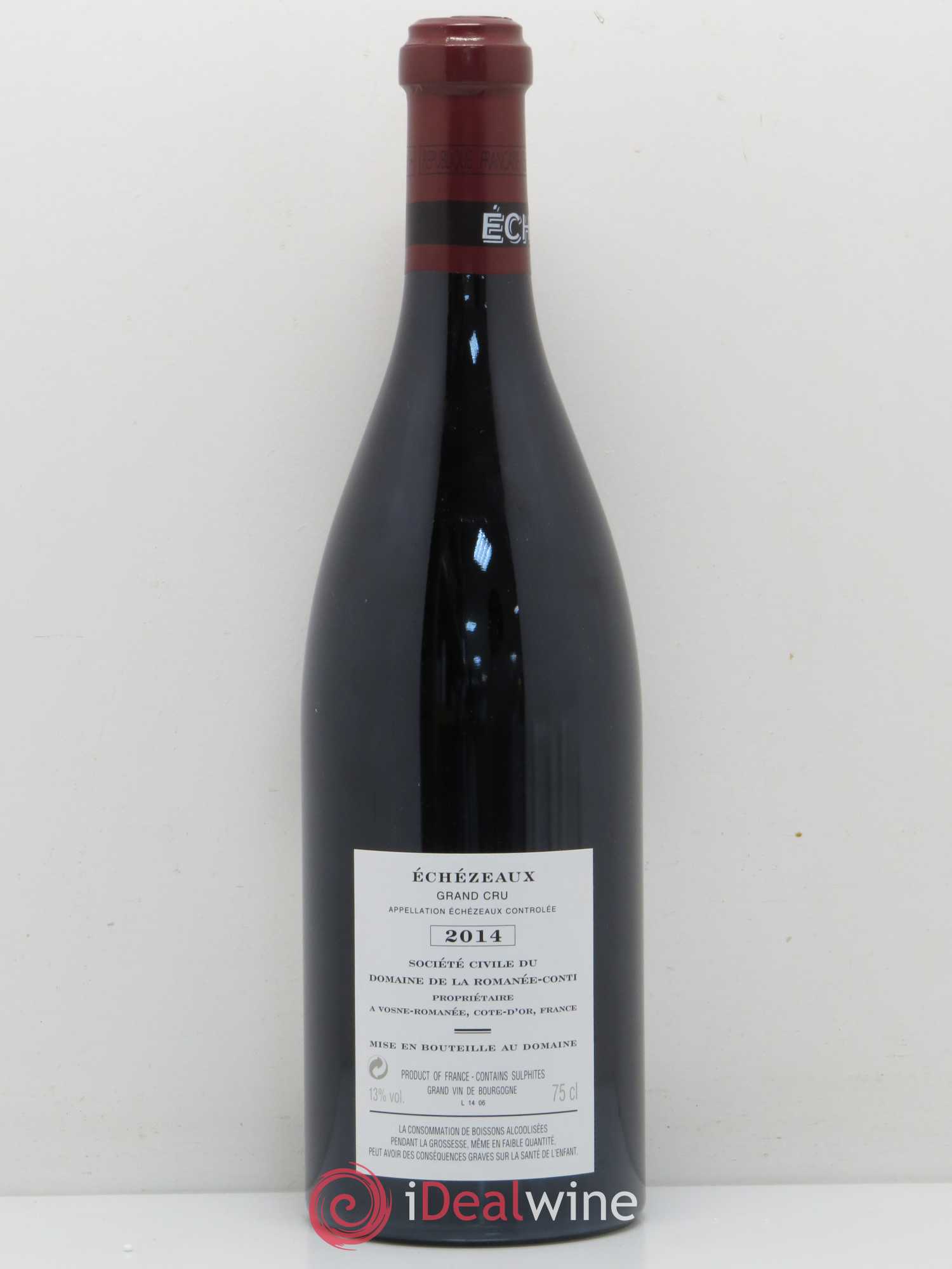 Echezeaux Grand Cru Domaine de la Romanée-Conti 2014 - Lot de 1 bouteille - 1