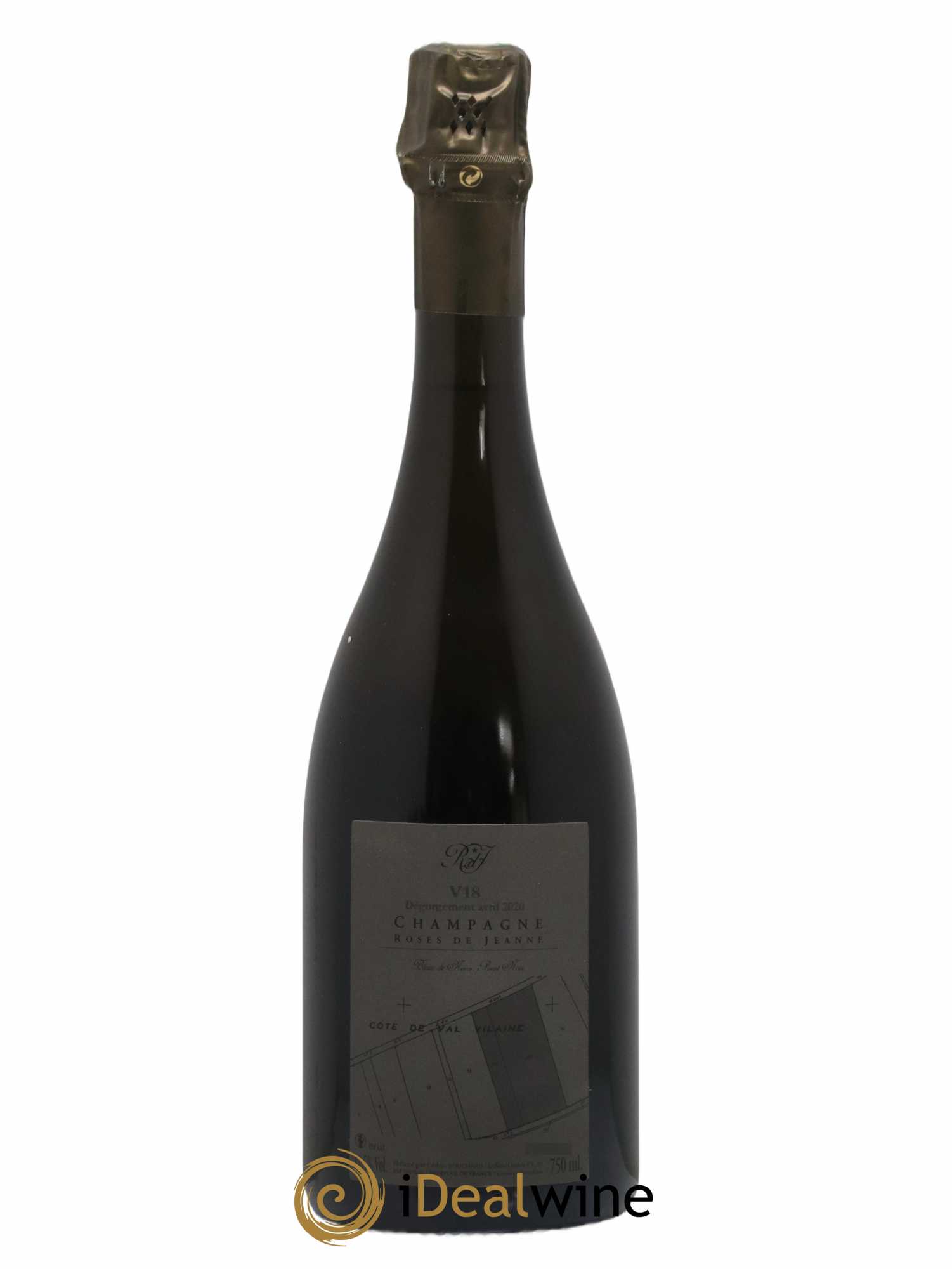 Roses de Jeanne Côte de Val Vilaine Blanc de Noirs Cédric Bouchard 2018 - Lot de 1 bouteille - 1