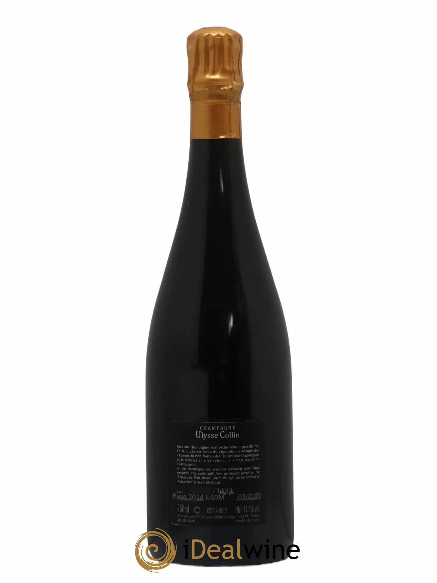 Les Enfers Blanc de Blancs Extra-Brut Ulysse Collin - Lot de 1 bouteille - 1
