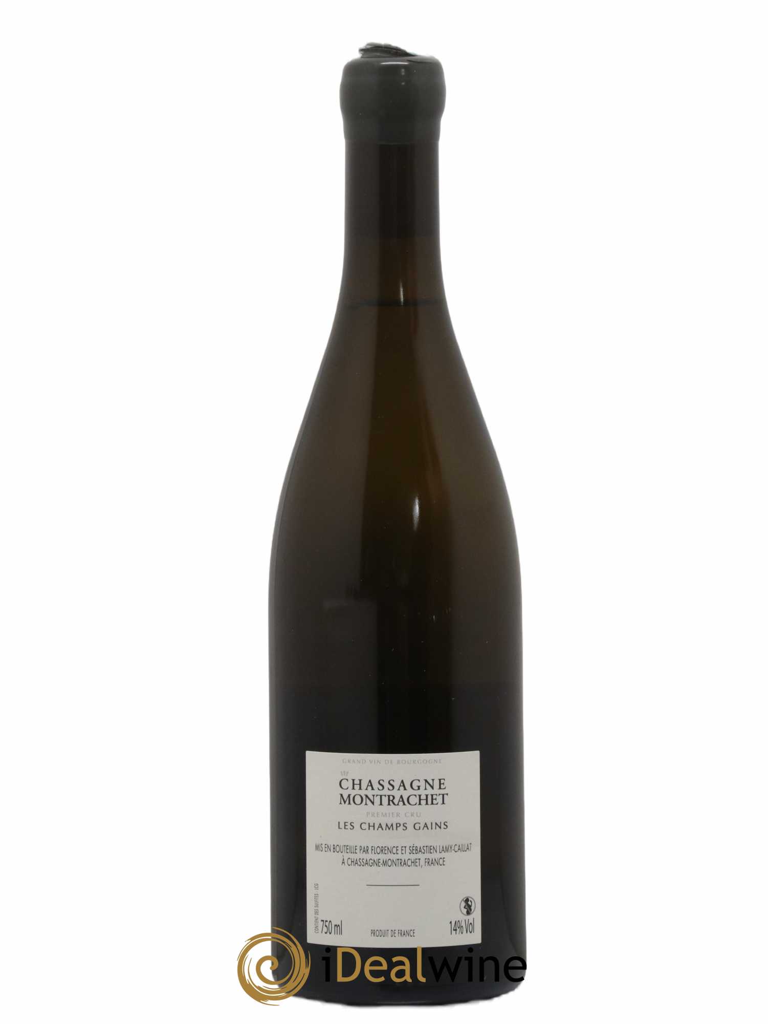 Chassagne-Montrachet 1er Cru Les Champs Gains Lamy Caillat 2019 - Lot de 1 bouteille - 1