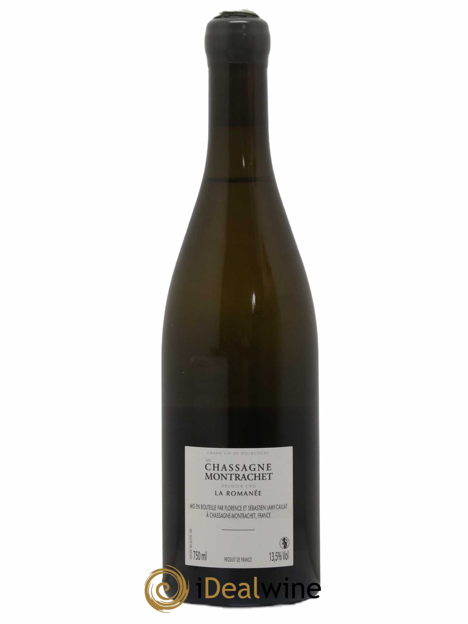 Chassagne-Montrachet 1er Cru La Romanée Lamy-Caillat (Domaine) 2018 - Lot de 1 bouteille - 1