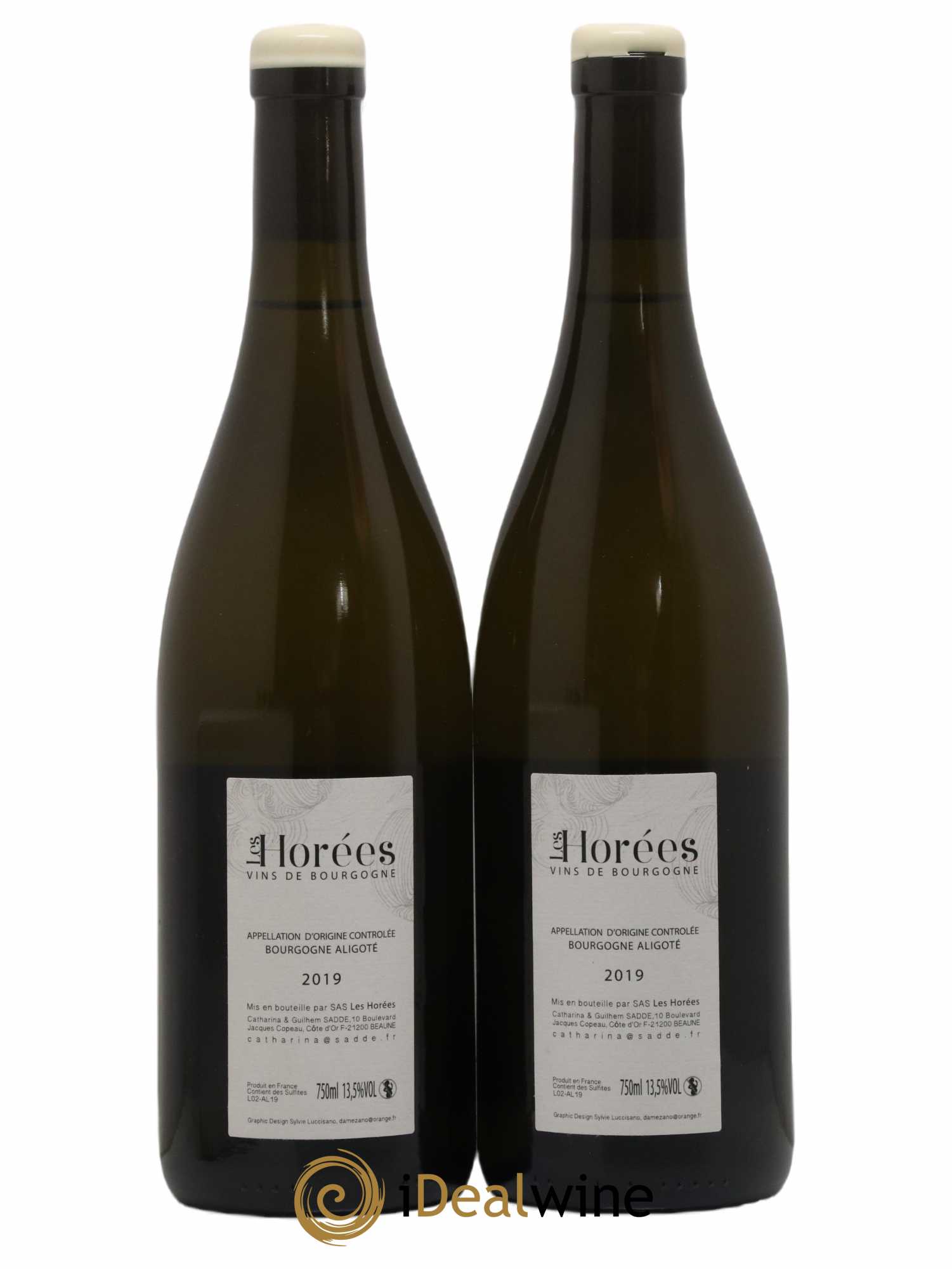Bourgogne Aligoté En Coulezain Les Horées 2019 - Lot de 2 bouteilles - 1