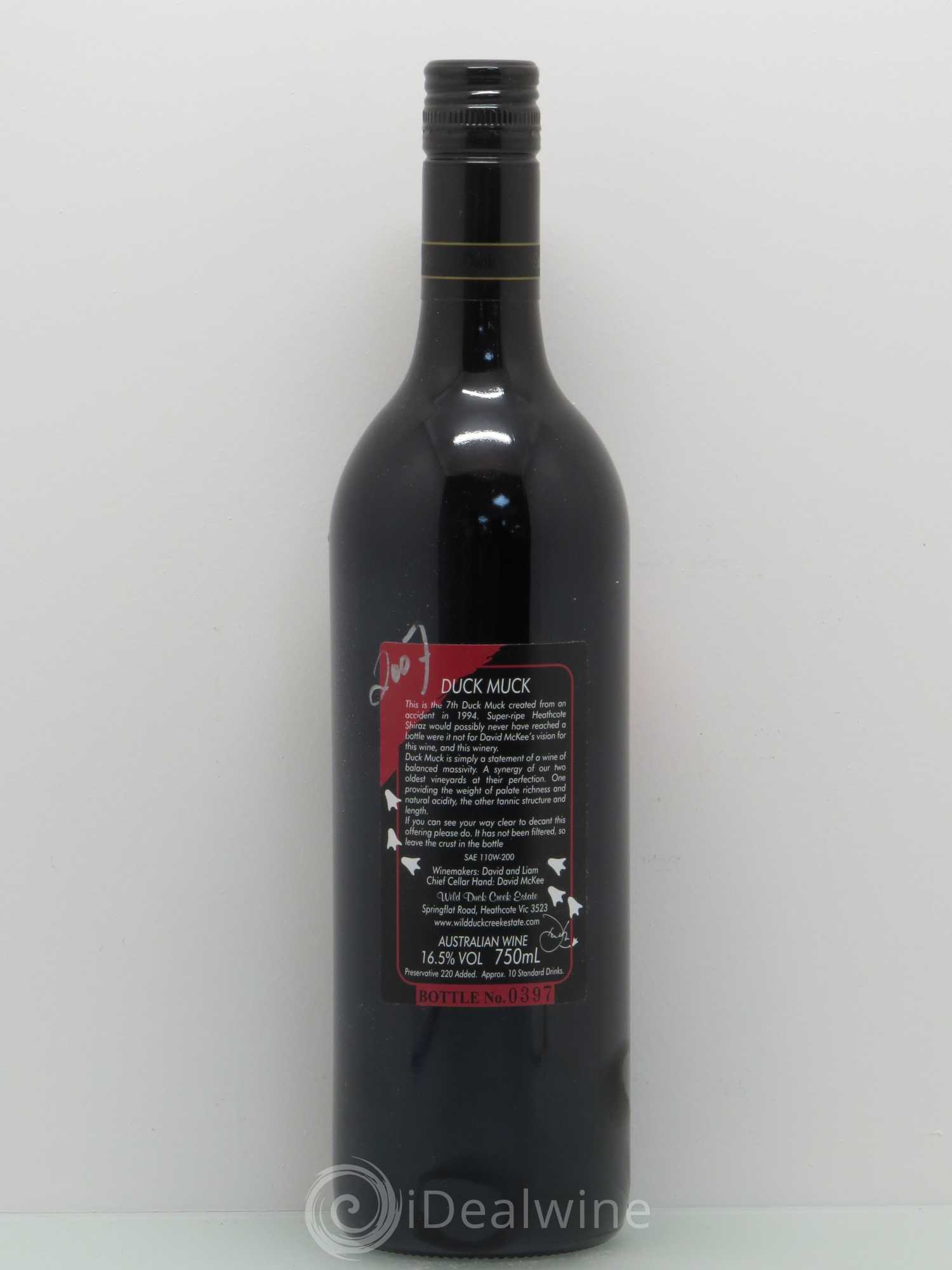 Australie Wild Duck Creek "Cuvée Duck Muck" (bouchon à vis) (sans prix de réserve) - Posten von 1 Flasche - 1