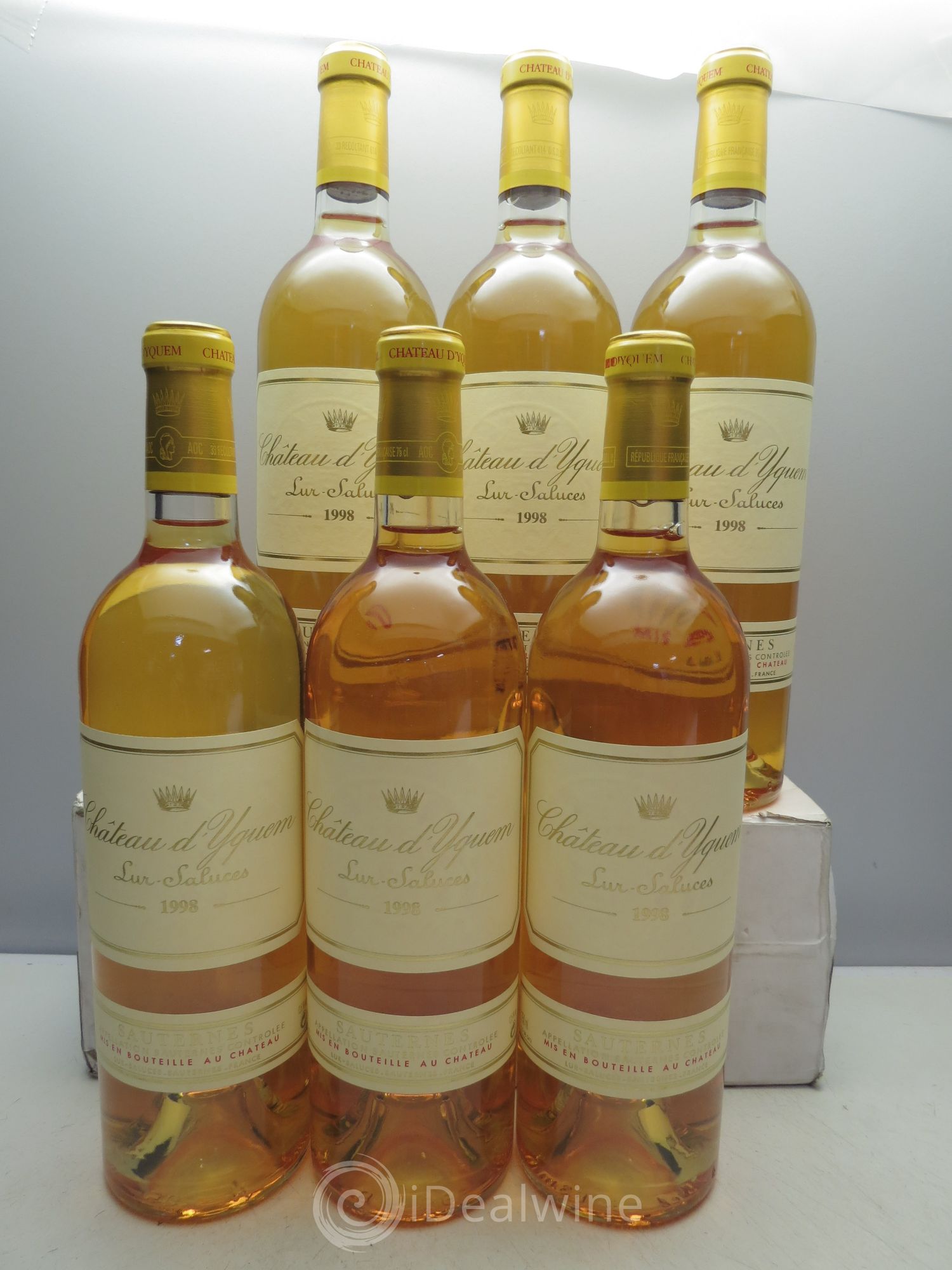 Château d' Yquem 1er Cru Classé Supérieur 1998 - Lotto di 6 bottiglie - 0