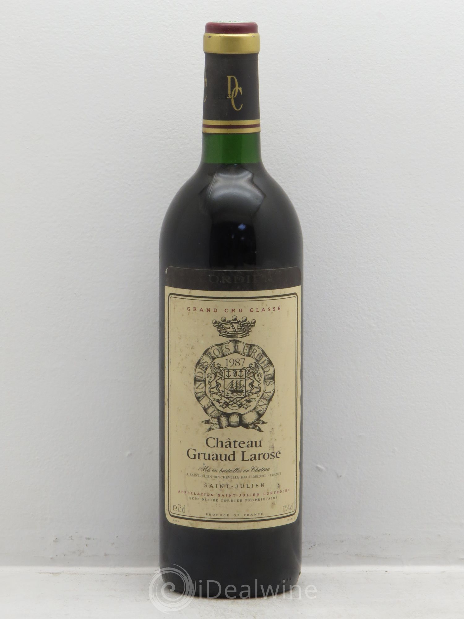 Château Gruaud Larose 2ème Grand Cru Classé 1987 - Lot de 1 bouteille - 0