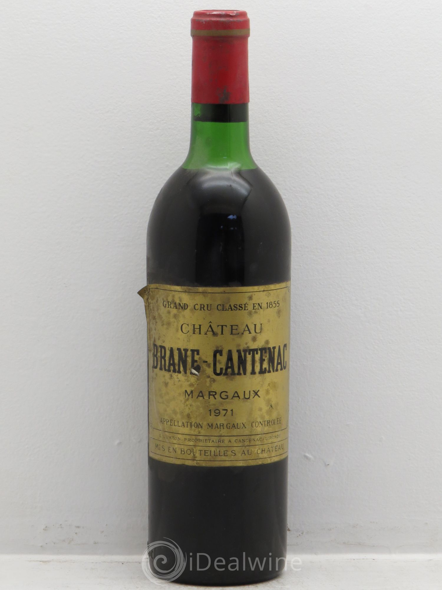 Château Brane Cantenac 2ème Grand Cru Classé 1971 - Lot de 1 bouteille - 0