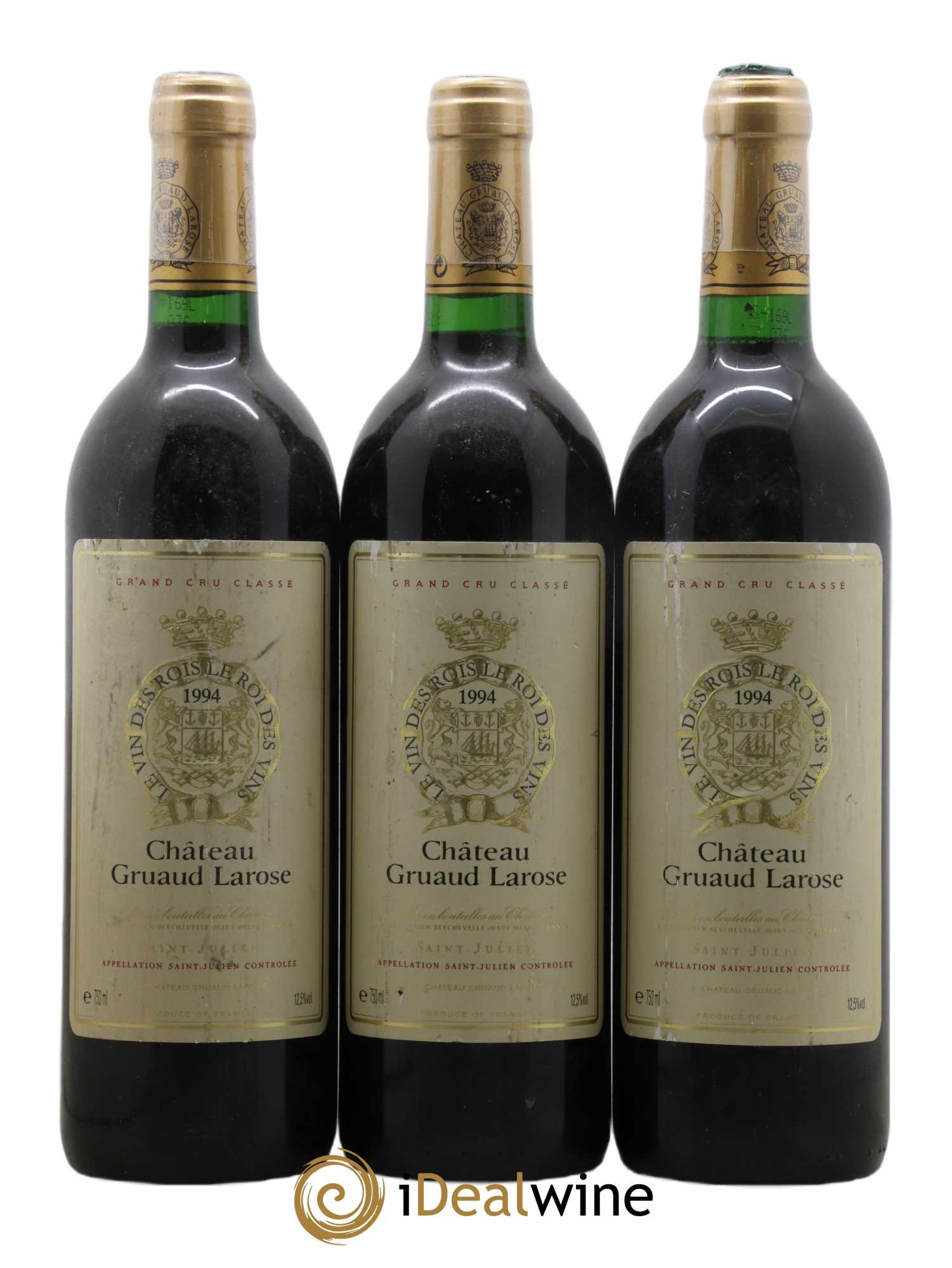 Château Gruaud Larose 2ème Grand Cru Classé 1994 - Lot de 3 bouteilles - 0