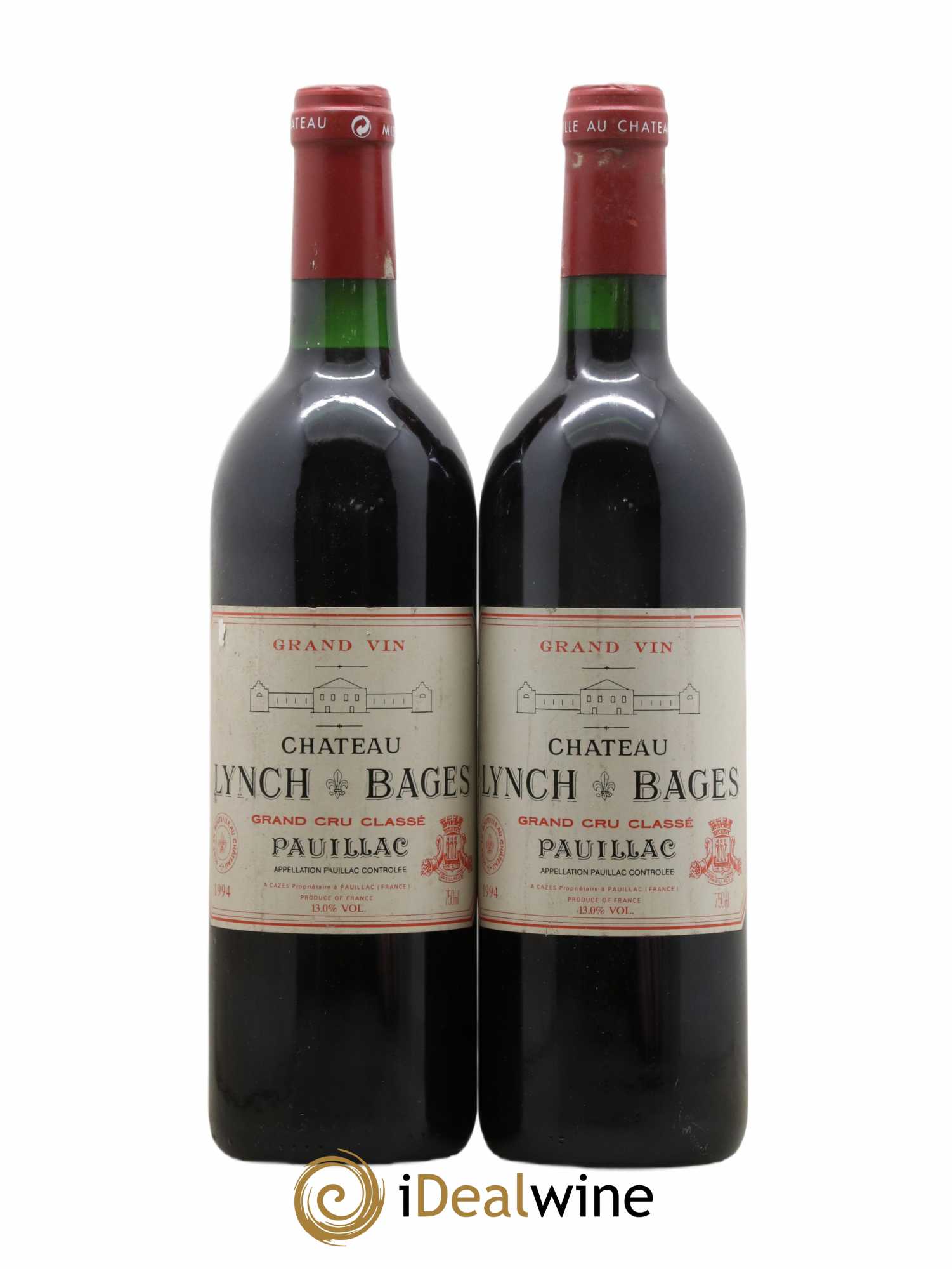 Château Lynch Bages 5ème Grand Cru Classé 1994 - Lot de 2 bouteilles - 0