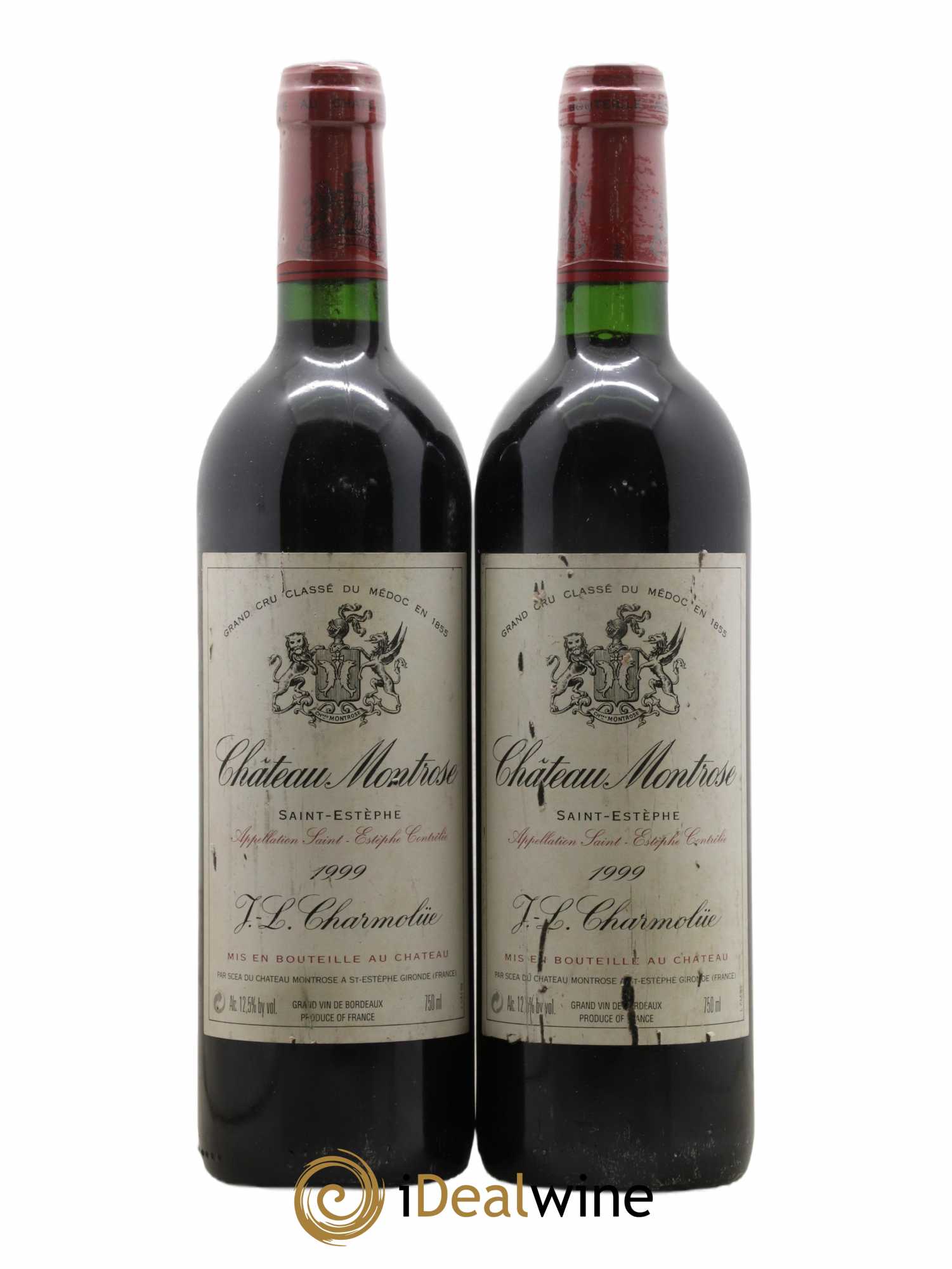 Château Montrose 2ème Grand Cru Classé 1999 - Lot de 2 bouteilles - 0