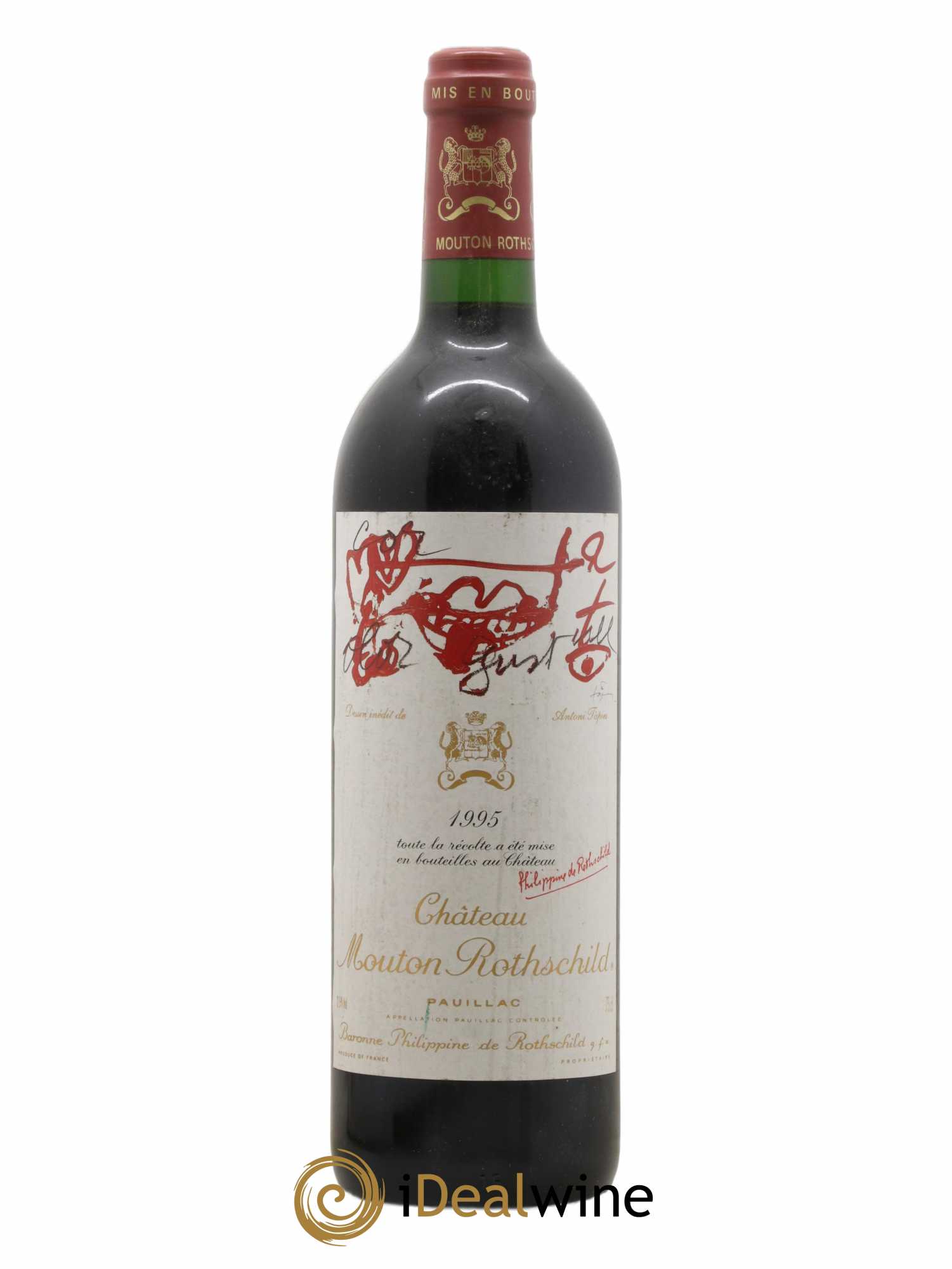Château Mouton Rothschild 1er Grand Cru Classé 1995 - Lot of 1 bottle - 0