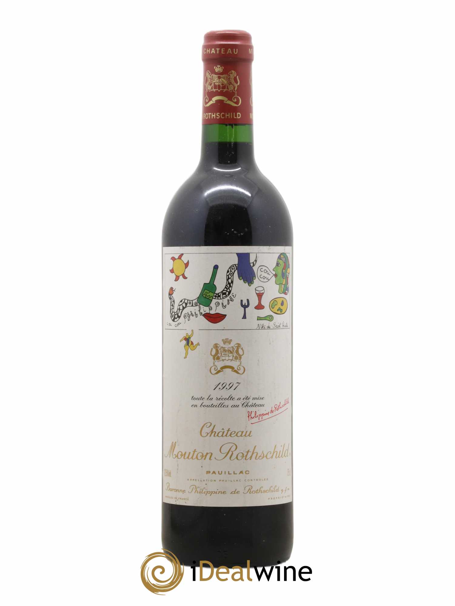 Château Mouton Rothschild 1er Grand Cru Classé 1997 - Lot de 1 bouteille - 0