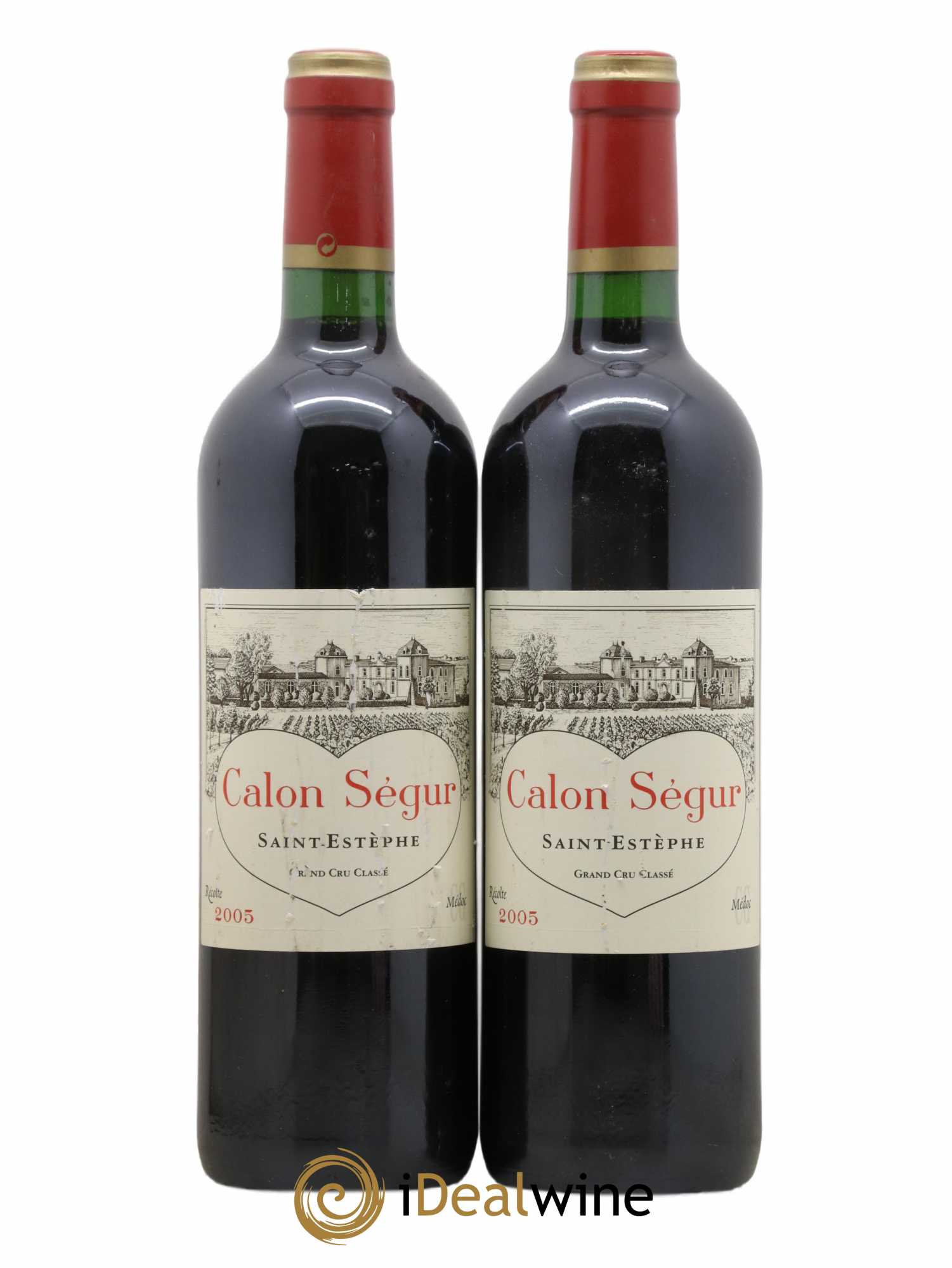 Château Calon Ségur 3ème Grand Cru Classé 2005 - Lot de 2 bouteilles - 0