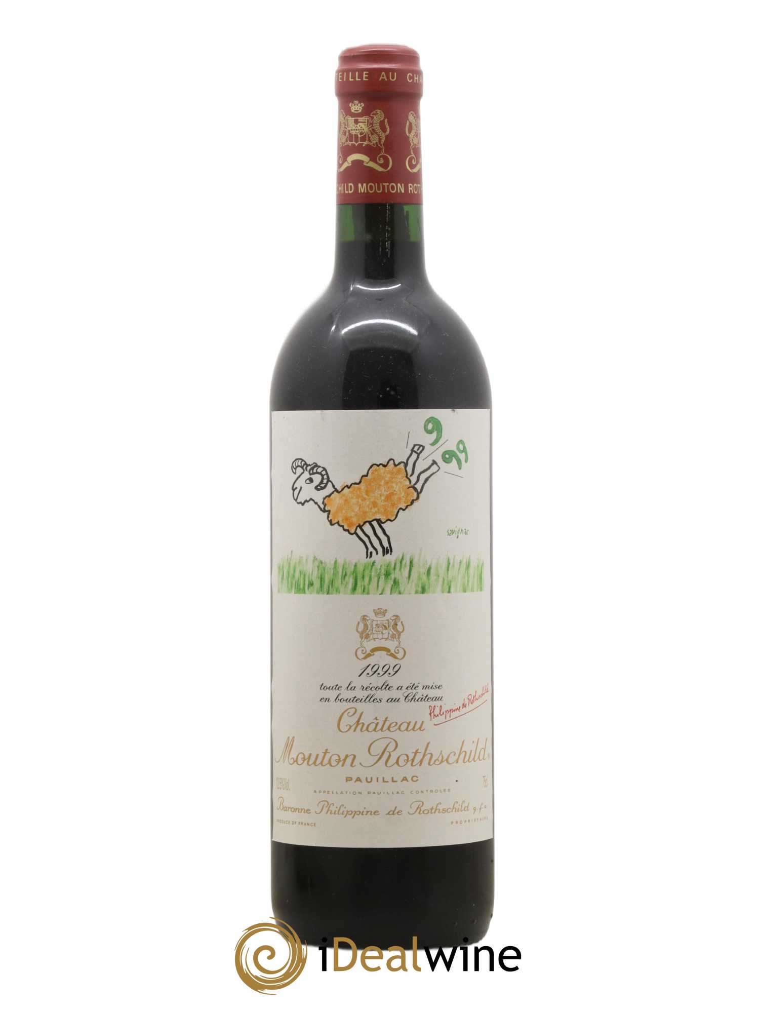 Château Mouton Rothschild 1er Grand Cru Classé 1999 - Lot of 1 bottle - 0