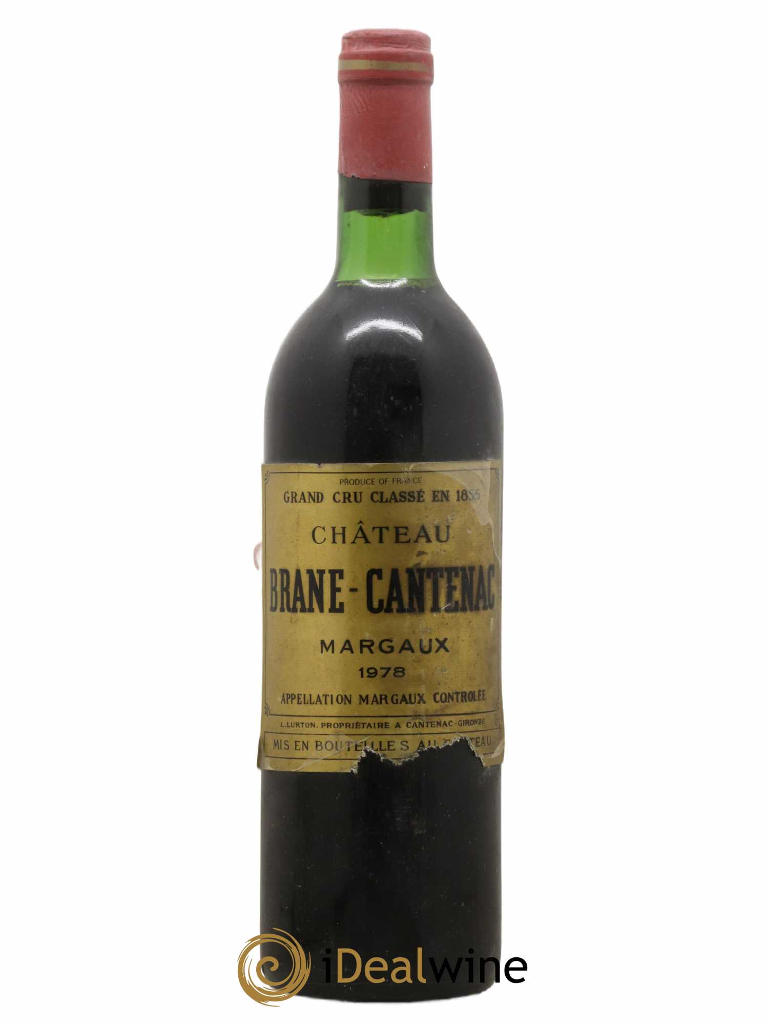 Château Brane Cantenac 2ème Grand Cru Classé 1978 - Lot de 1 bouteille - 0