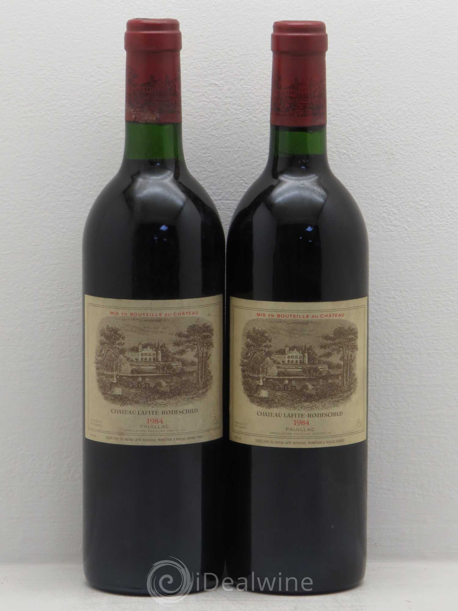 Château Lafite Rothschild 1er Grand Cru Classé 1984 - Lot de 2 bouteilles - 0