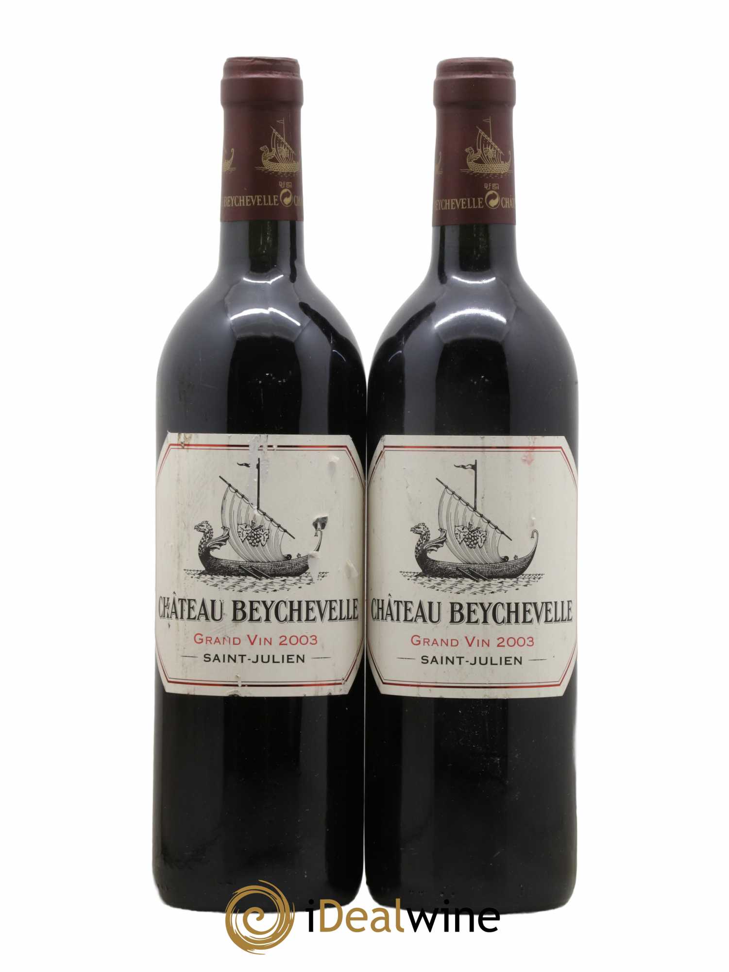 Château Beychevelle 4ème Grand Cru Classé 2003 - Lot de 2 bouteilles - 0