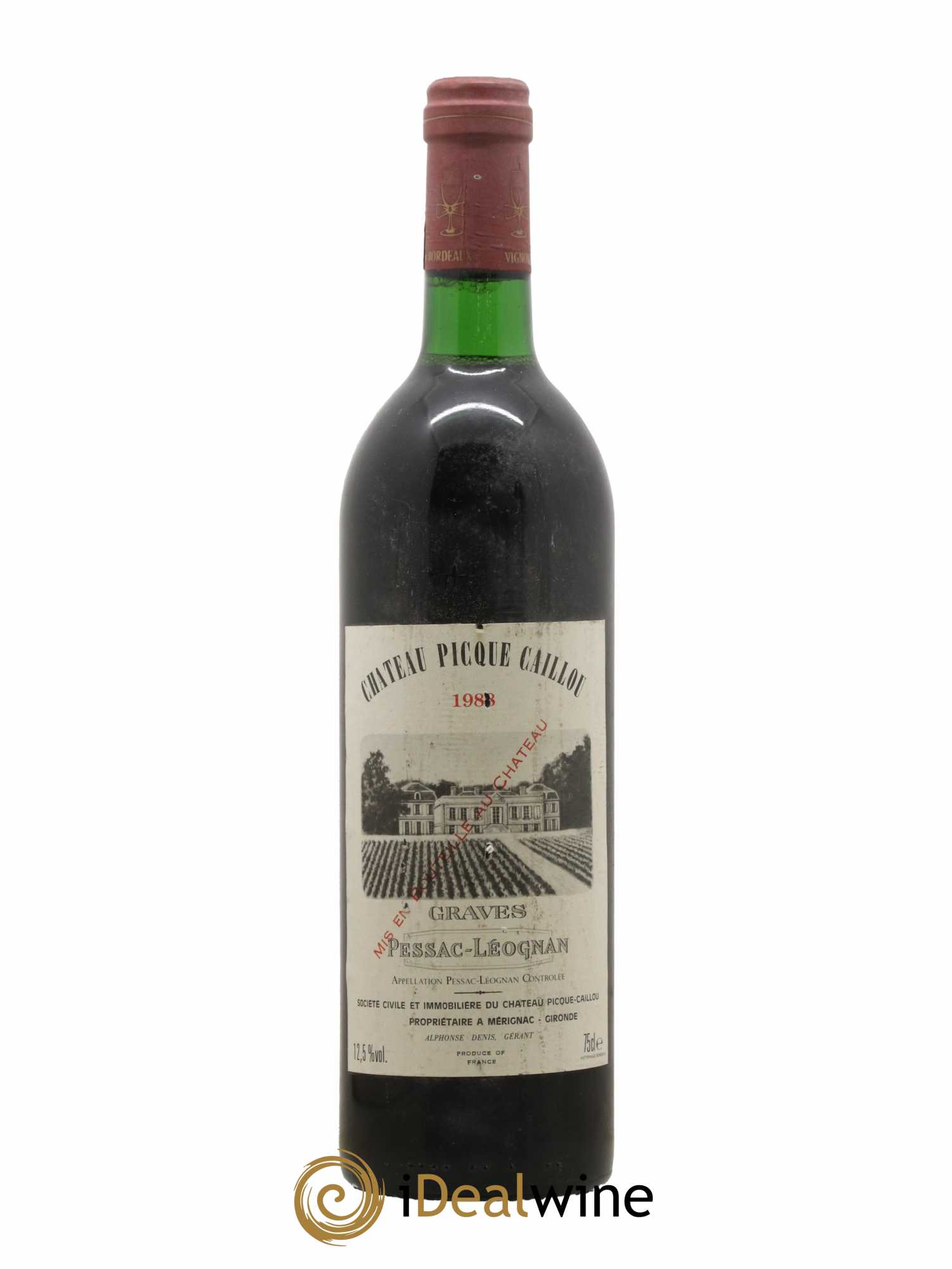 Château Picque Caillou (sans prix de réserve) 1988 - Lot de 1 bouteille - 0
