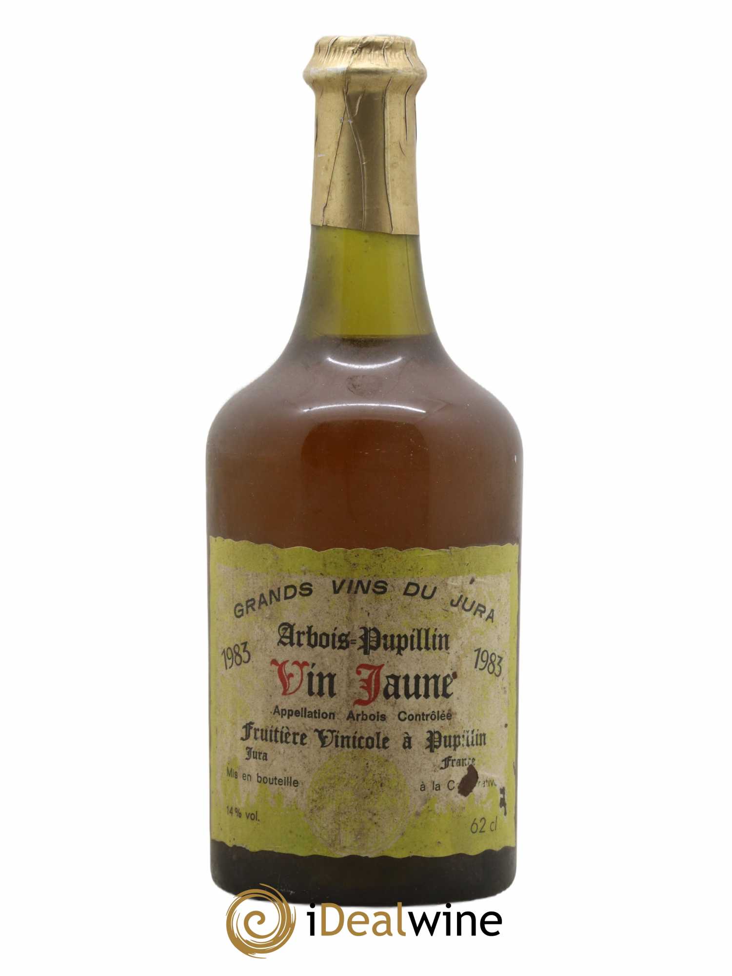 Arbois Vin Jaune Fruitière viticole de Pupillin 1983 - Posten von 1 Flasche - 0