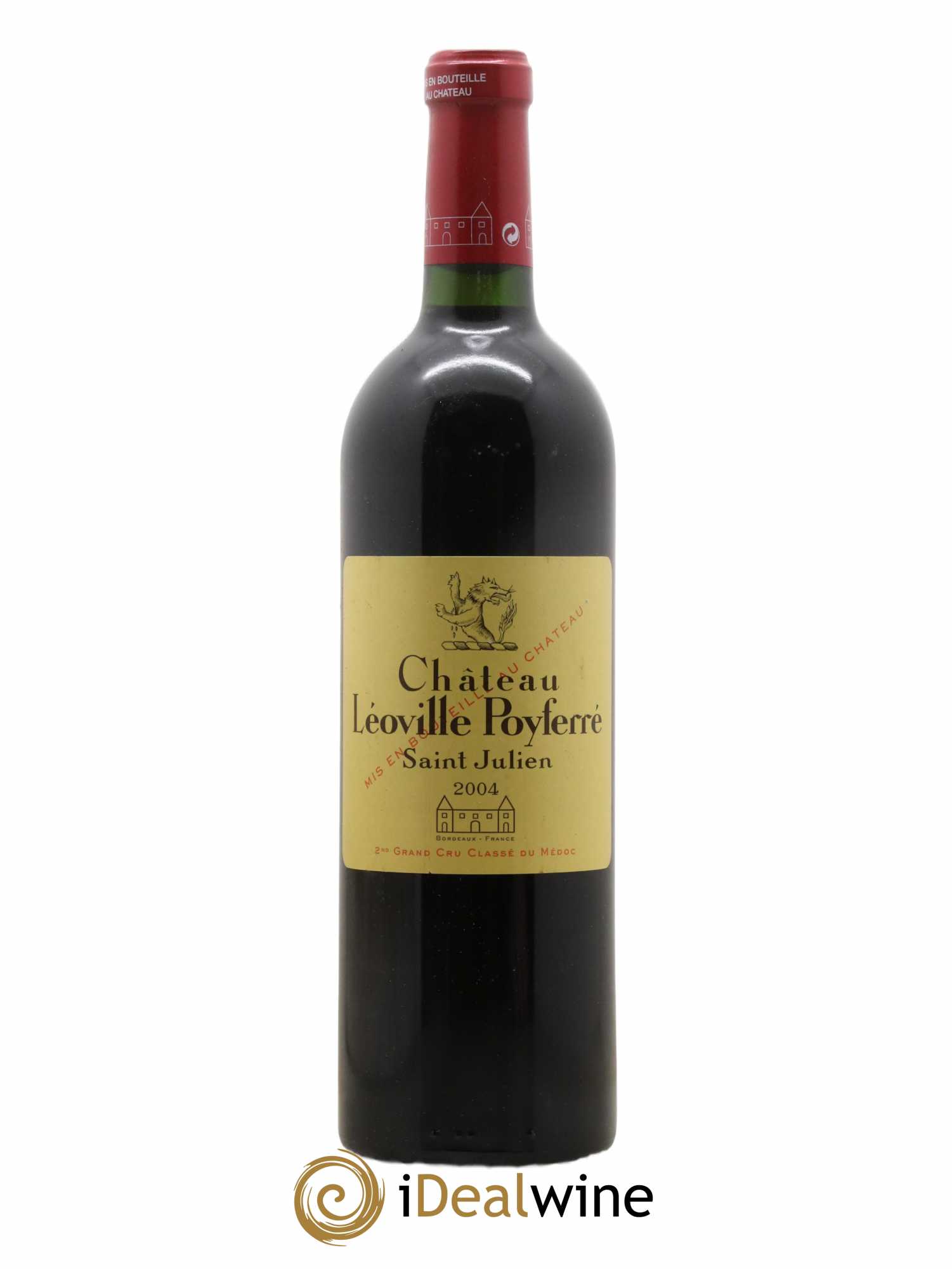 Château Léoville Poyferré 2ème Grand Cru Classé 2004 - Lot de 1 bouteille - 0