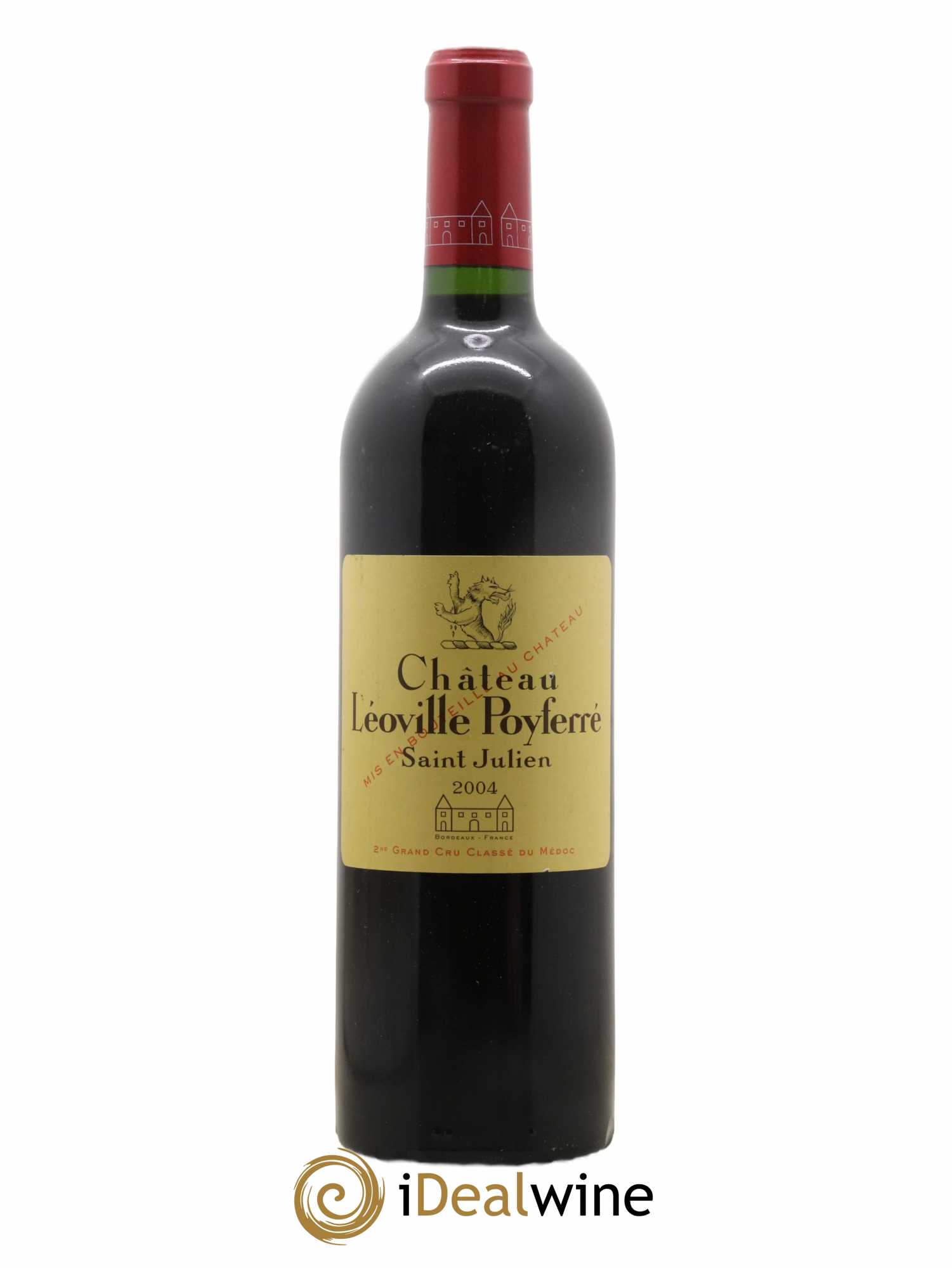 Château Léoville Poyferré 2ème Grand Cru Classé 2004 - Lot de 1 bouteille - 0