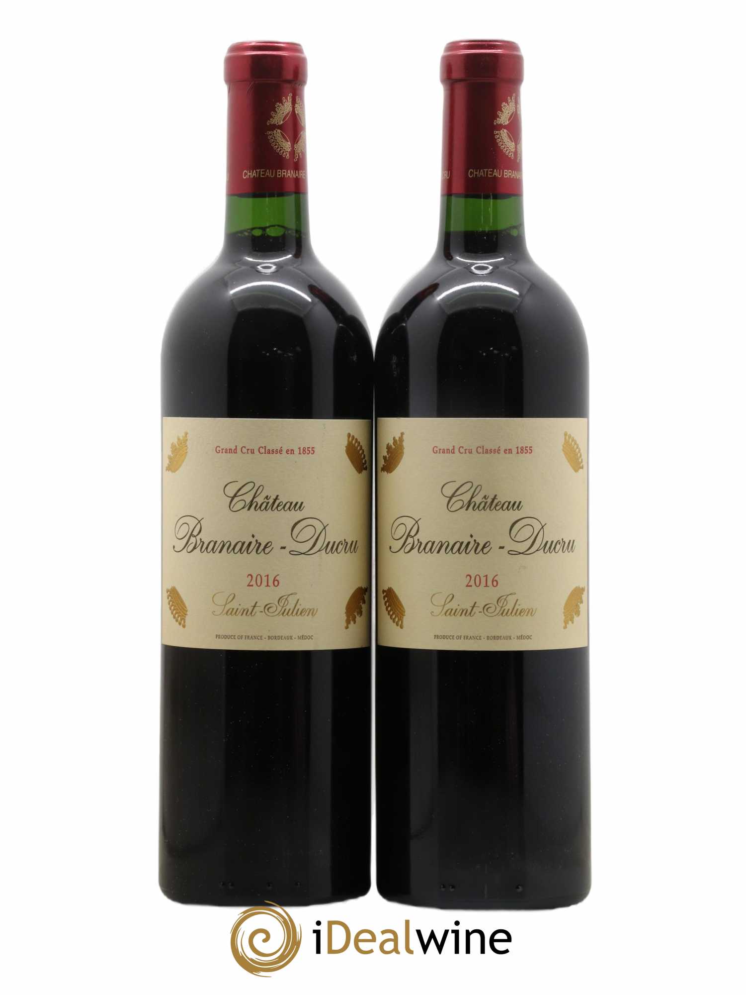 Château Branaire Ducru 4ème Grand Cru Classé 2016 - Lot de 2 bouteilles - 0