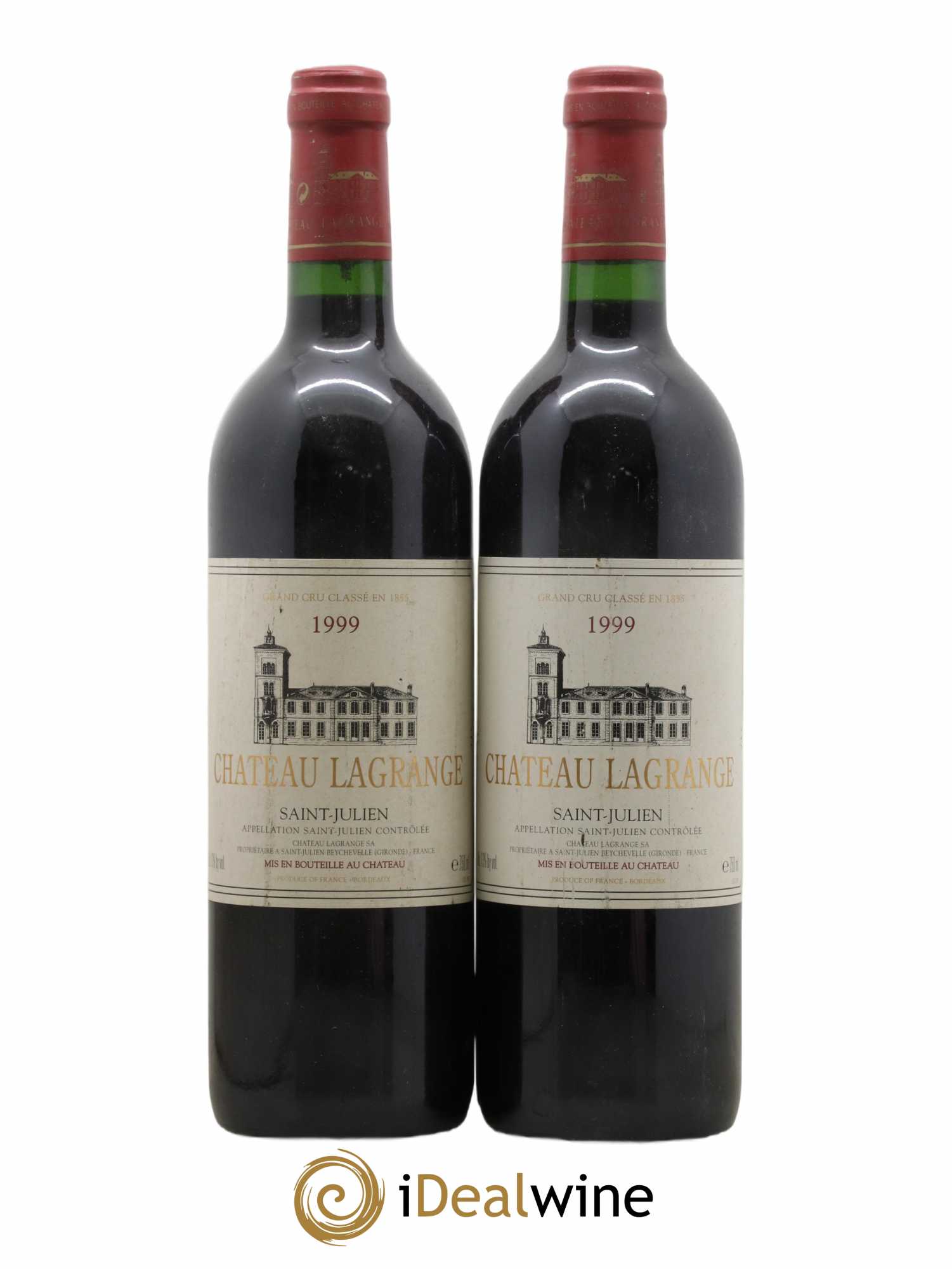 Château Lagrange 3ème Grand Cru Classé 1999 - Lot de 2 bouteilles - 0