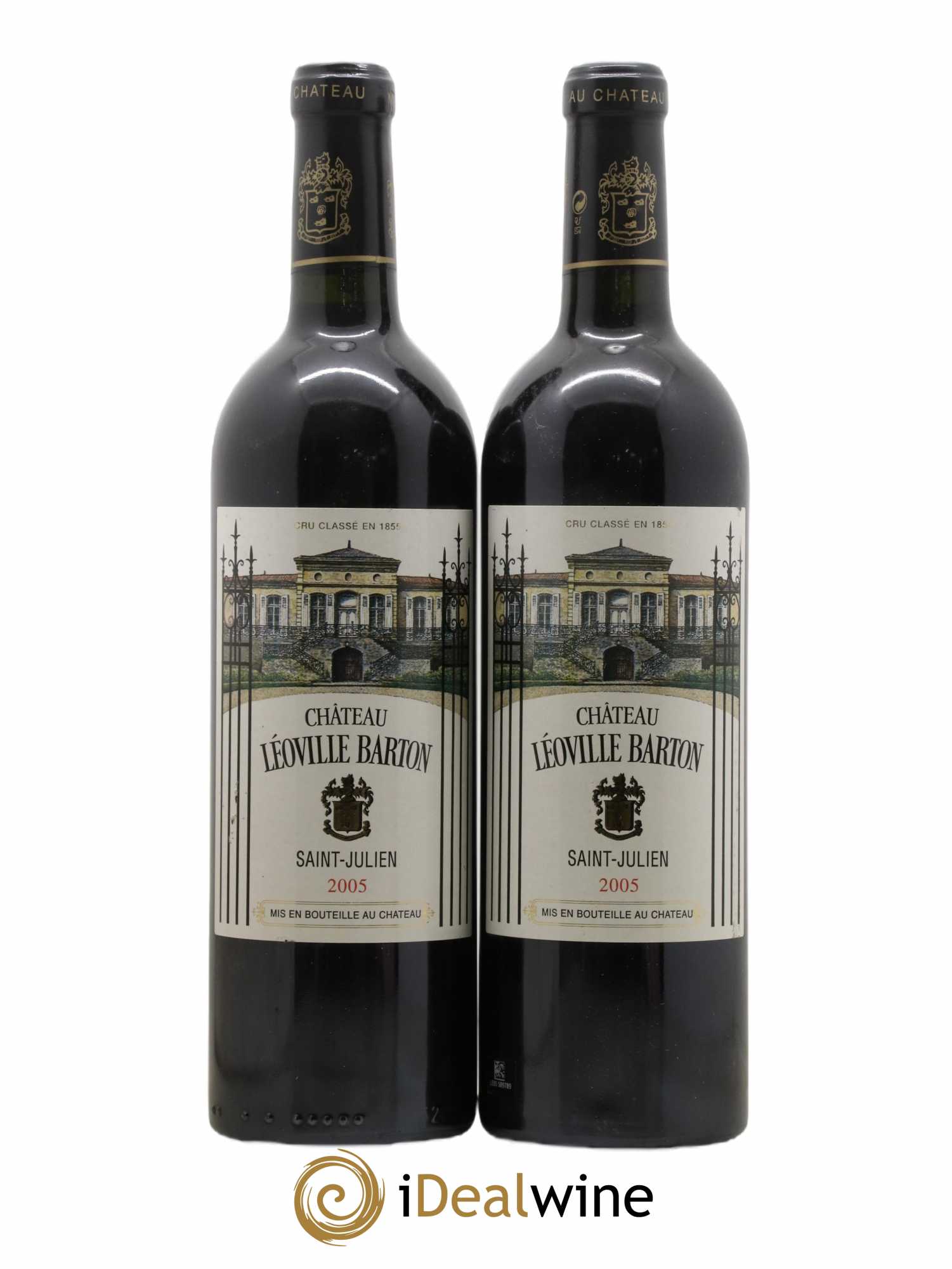 Château Léoville Barton 2ème Grand Cru Classé 2005 - Lot de 2 bouteilles - 0
