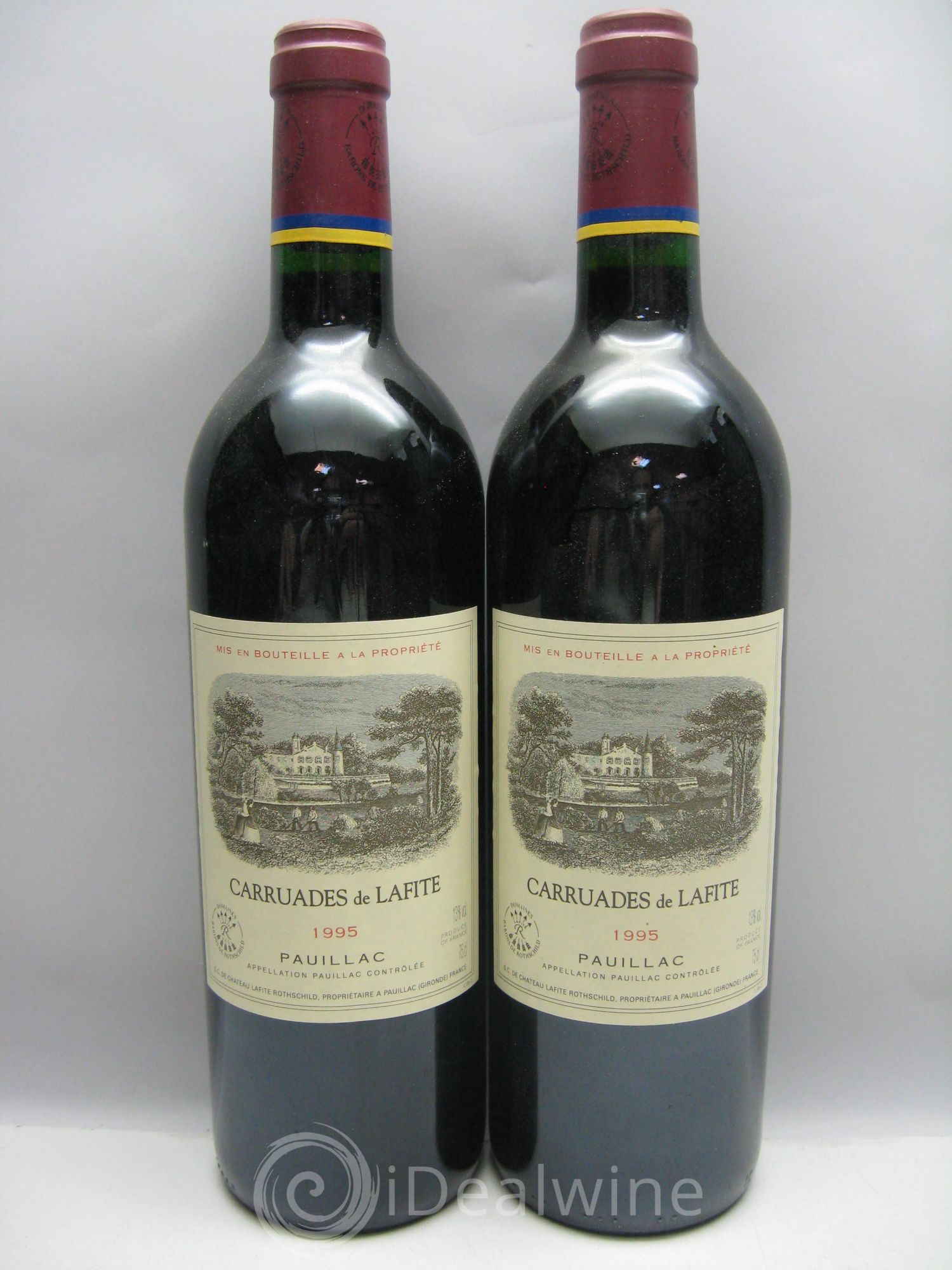 Carruades de Lafite Rothschild Second Vin 1995 - Lot de 12 bouteilles - 0