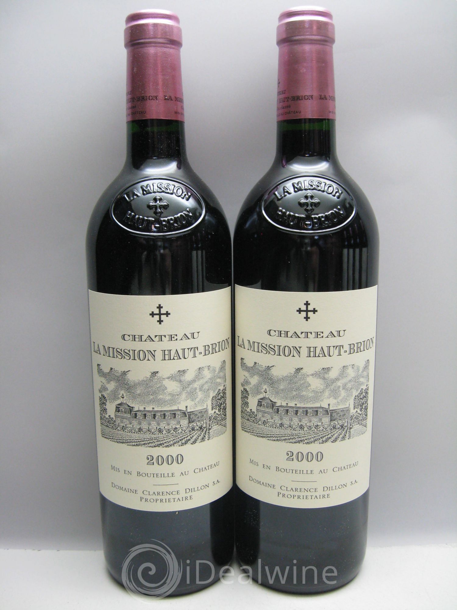 Château la Mission Haut-Brion Cru Classé de Graves (CB sans couvercle) 2000 - Lot de 6 bouteilles - 0