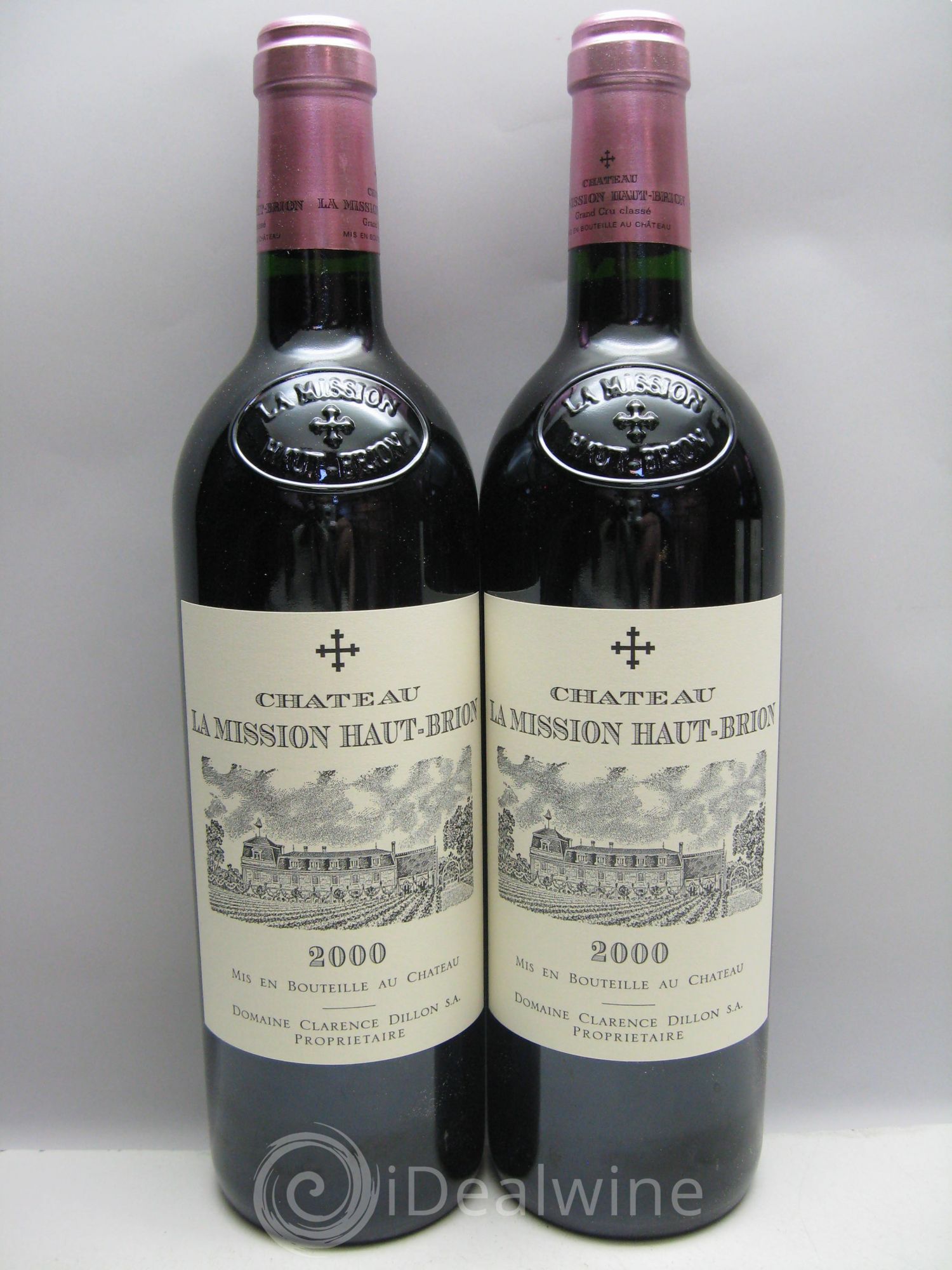 Château la Mission Haut-Brion Cru Classé de Graves (CB sans couvercle) 2000 - Lot de 6 bouteilles - 1