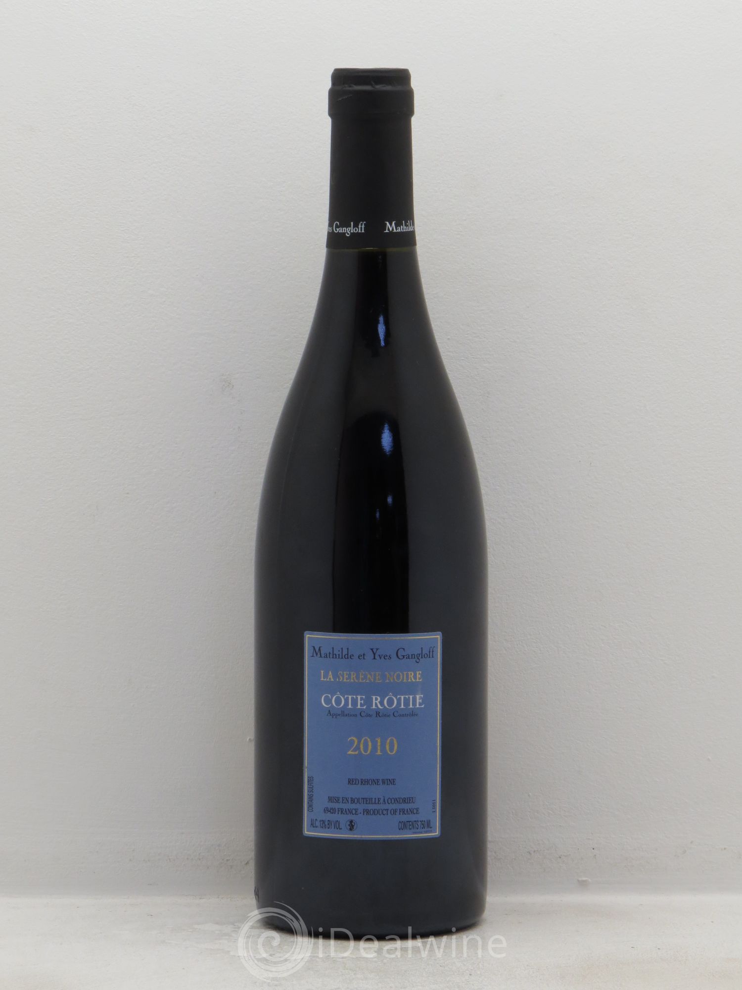 Côte-Rôtie La Sereine Noire Gangloff (Domaine) 2010 - Lot de 1 bouteille - 1