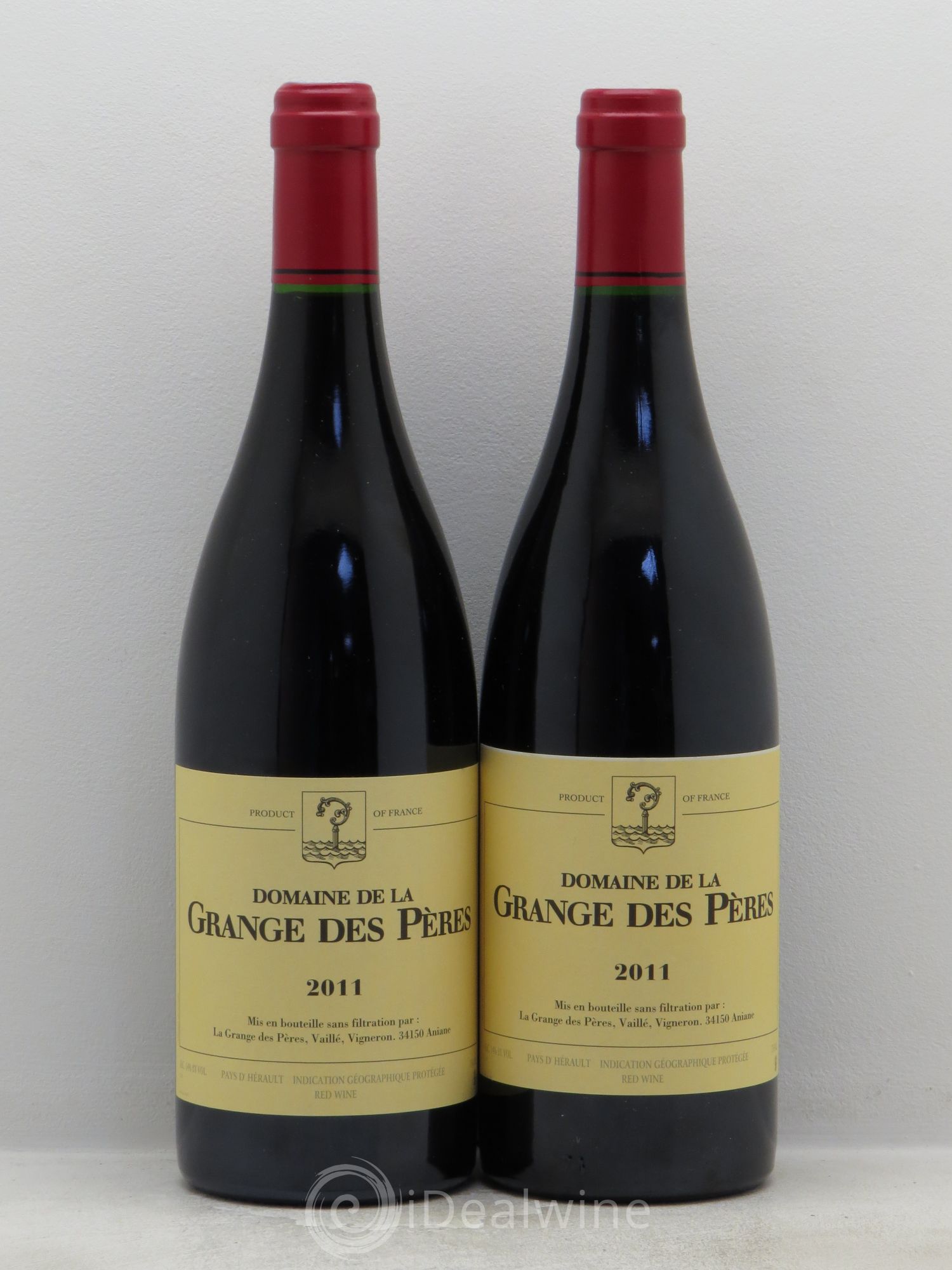 Pays d'Hérault Grange des Pères Laurent Vaillé 2011 - Lot de 2 bouteilles - 0