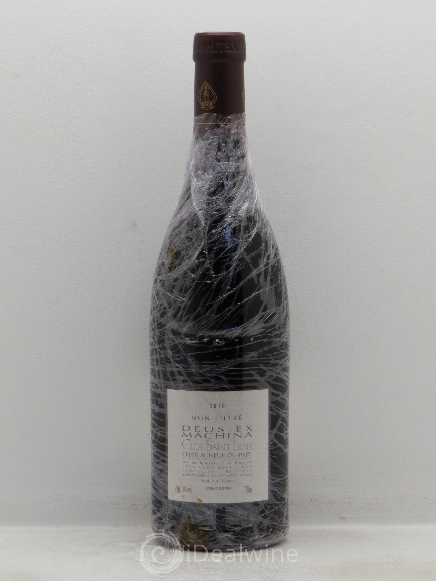 Châteauneuf-du-Pape Clos Saint-Jean Deus Ex Machina Pascal et Vincent Maurel 2010 - Lot de 1 bouteille - 1
