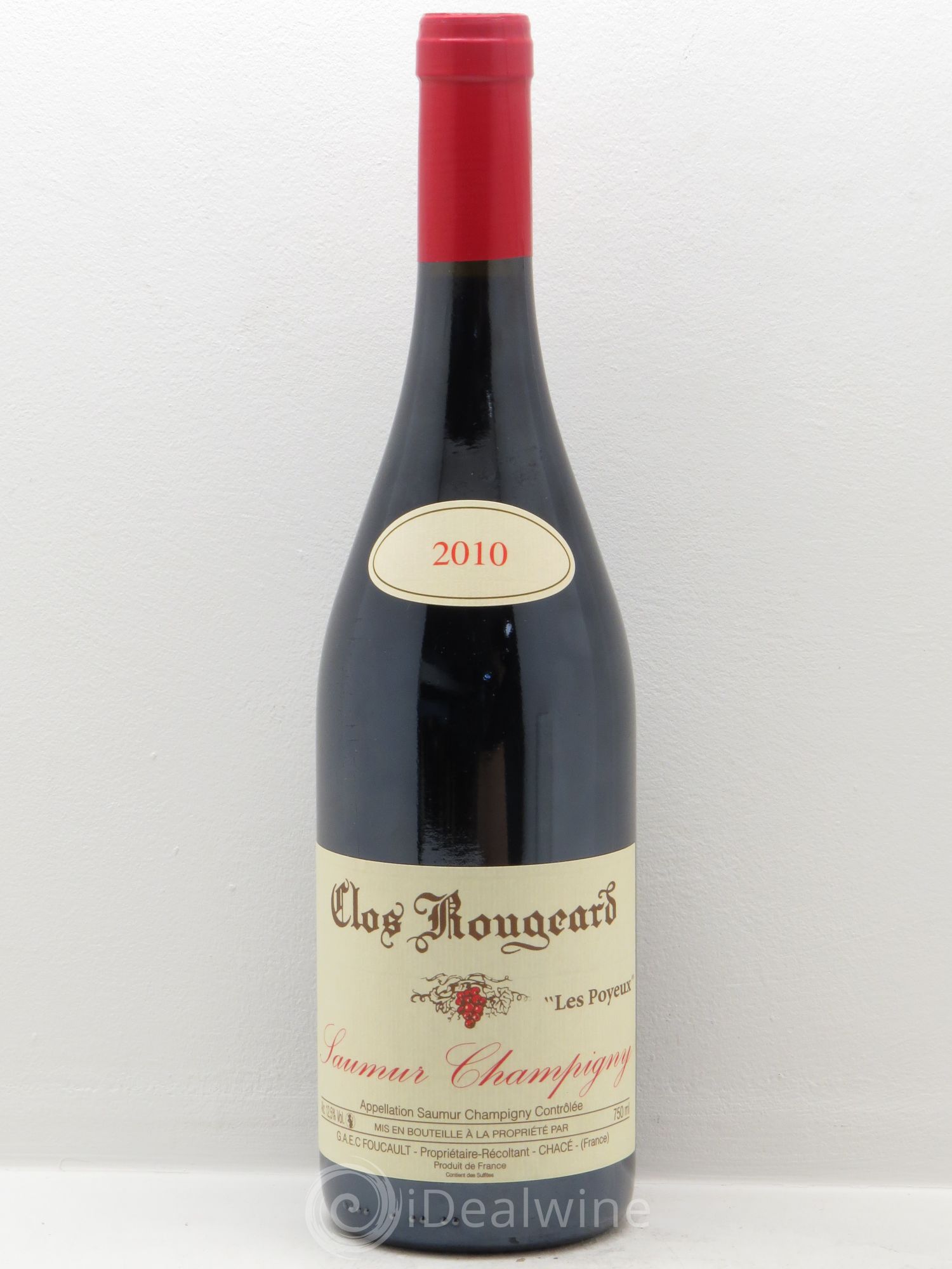 Saumur-Champigny Les Poyeux Clos Rougeard 2010 - Lot de 1 bouteille - 0