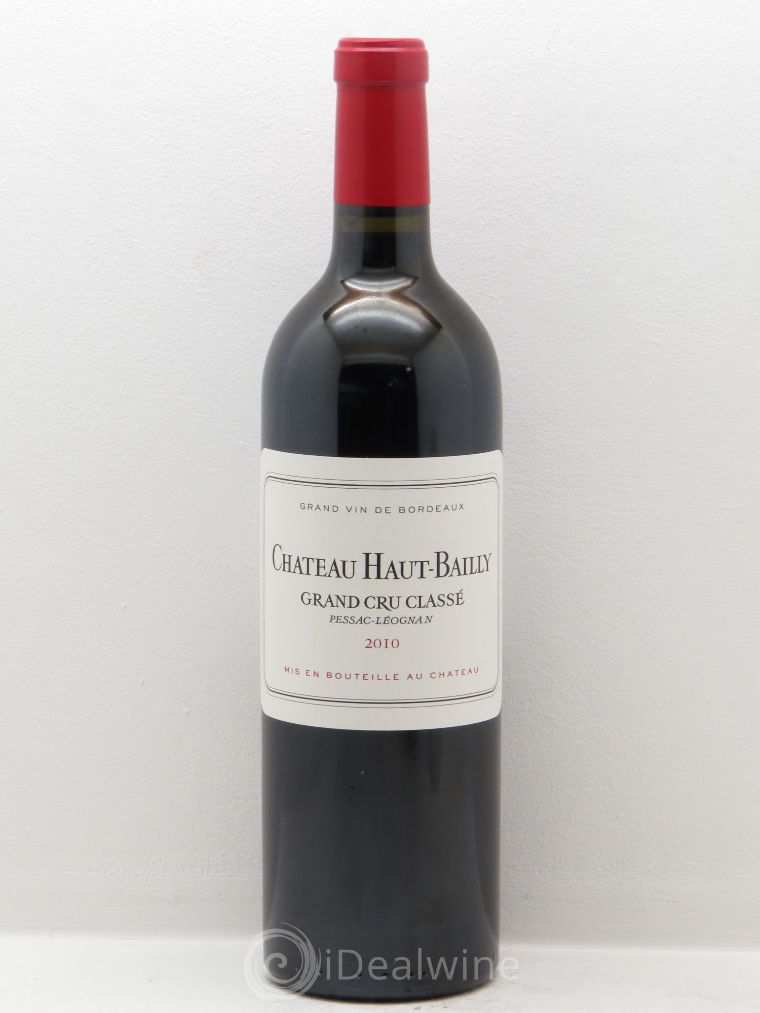 Château Haut-Bailly Cru Classé de Graves 2010 - Lot de 1 bouteille - 0