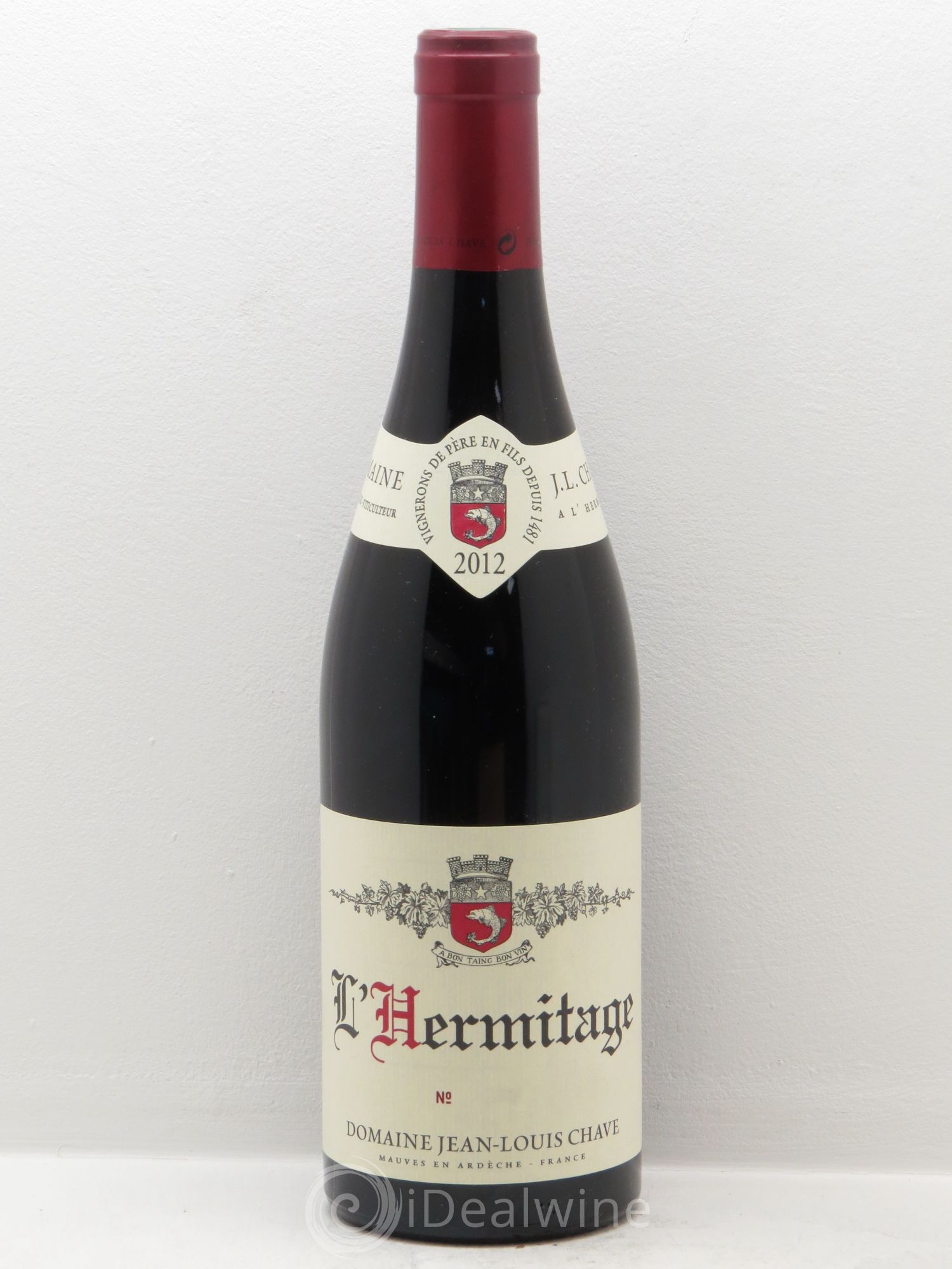 Hermitage Jean-Louis Chave 2012 - Lot de 1 bouteille - 0